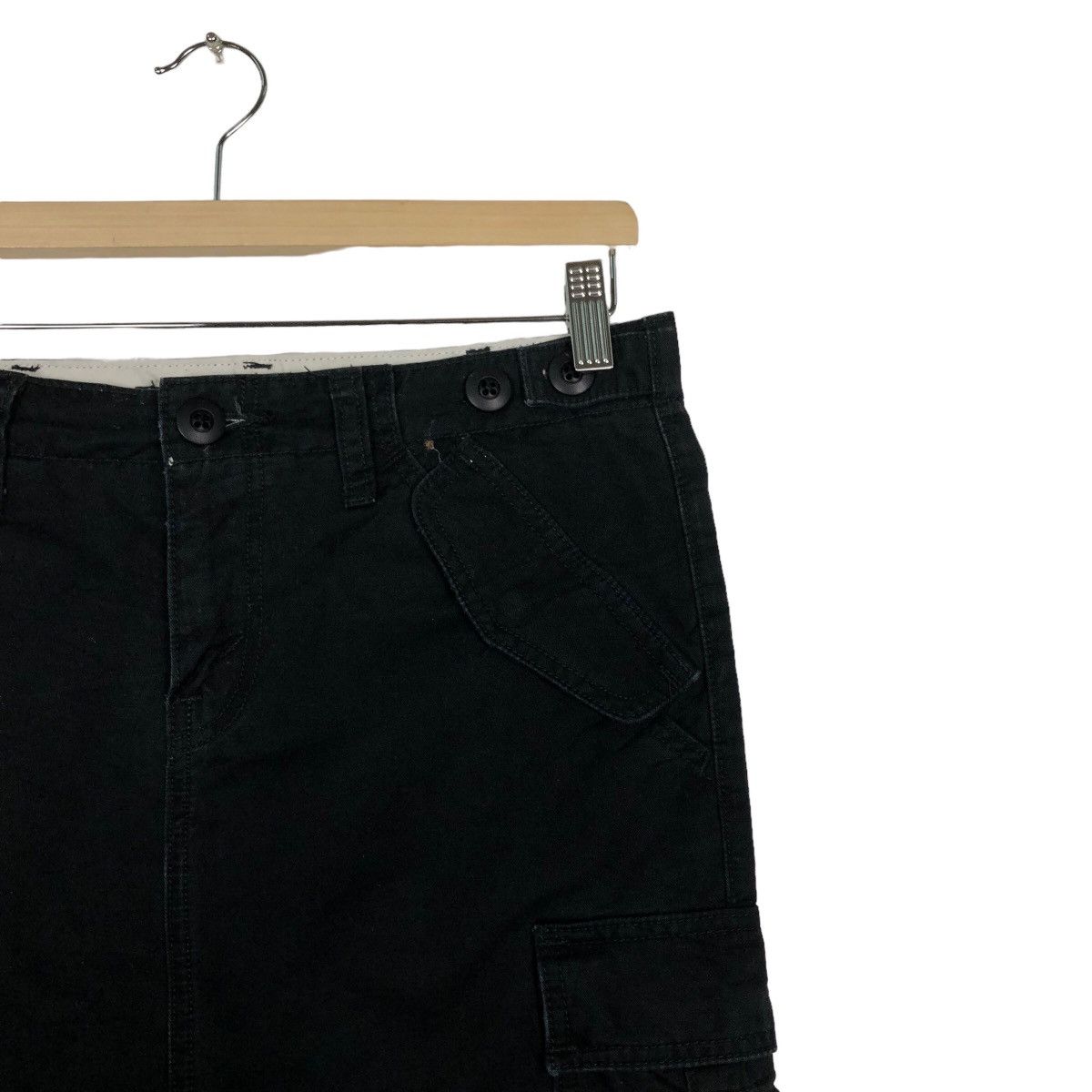 Levi's 🔥90’s Vintage Levi’s Denim Skirt Black Rich Size 30" / US 8 / IT 44 - 5 Thumbnail