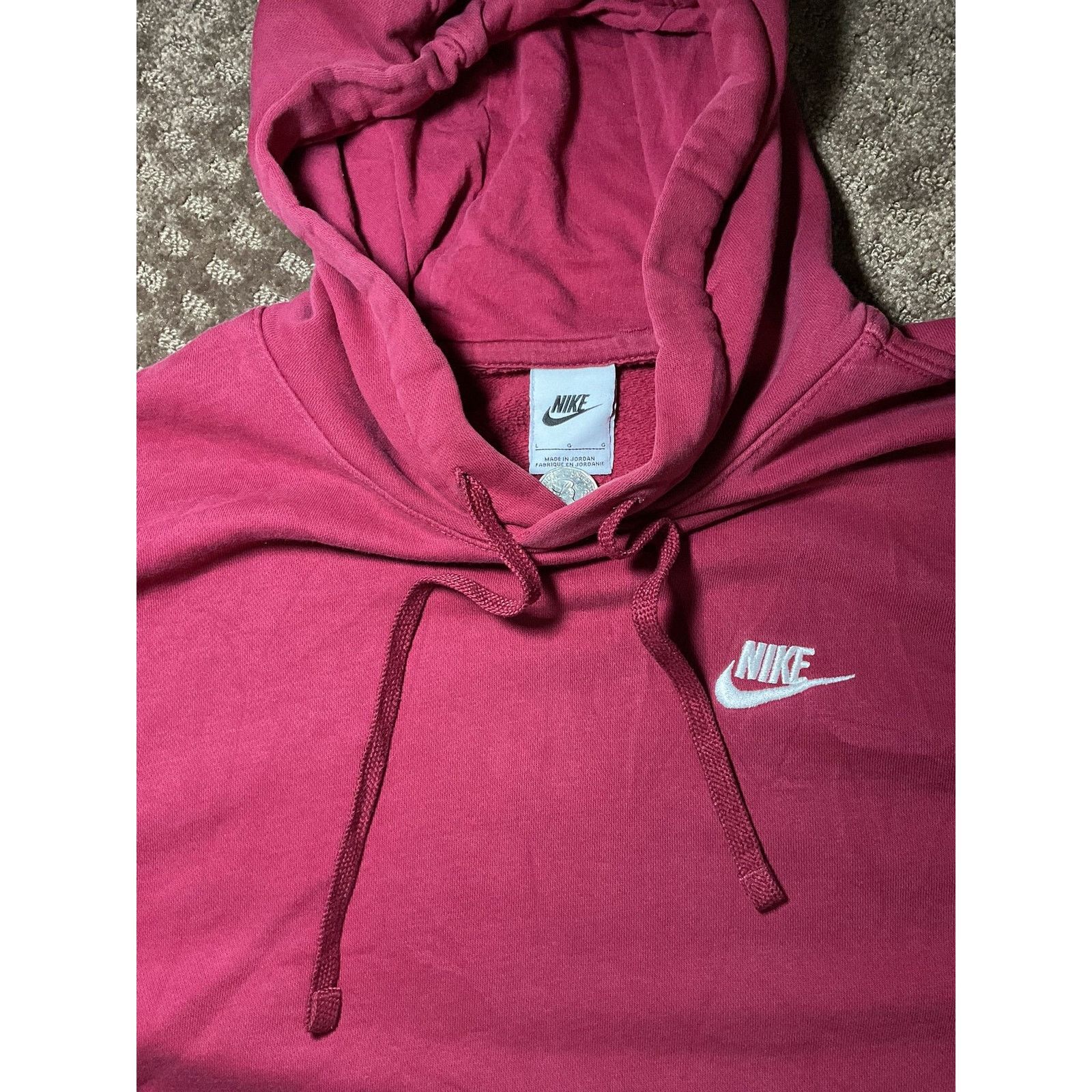 Nike 👟 Vintage Nike Hoodie – Size L Size US L / EU 52-54 / 3 - 2 Thumbnail