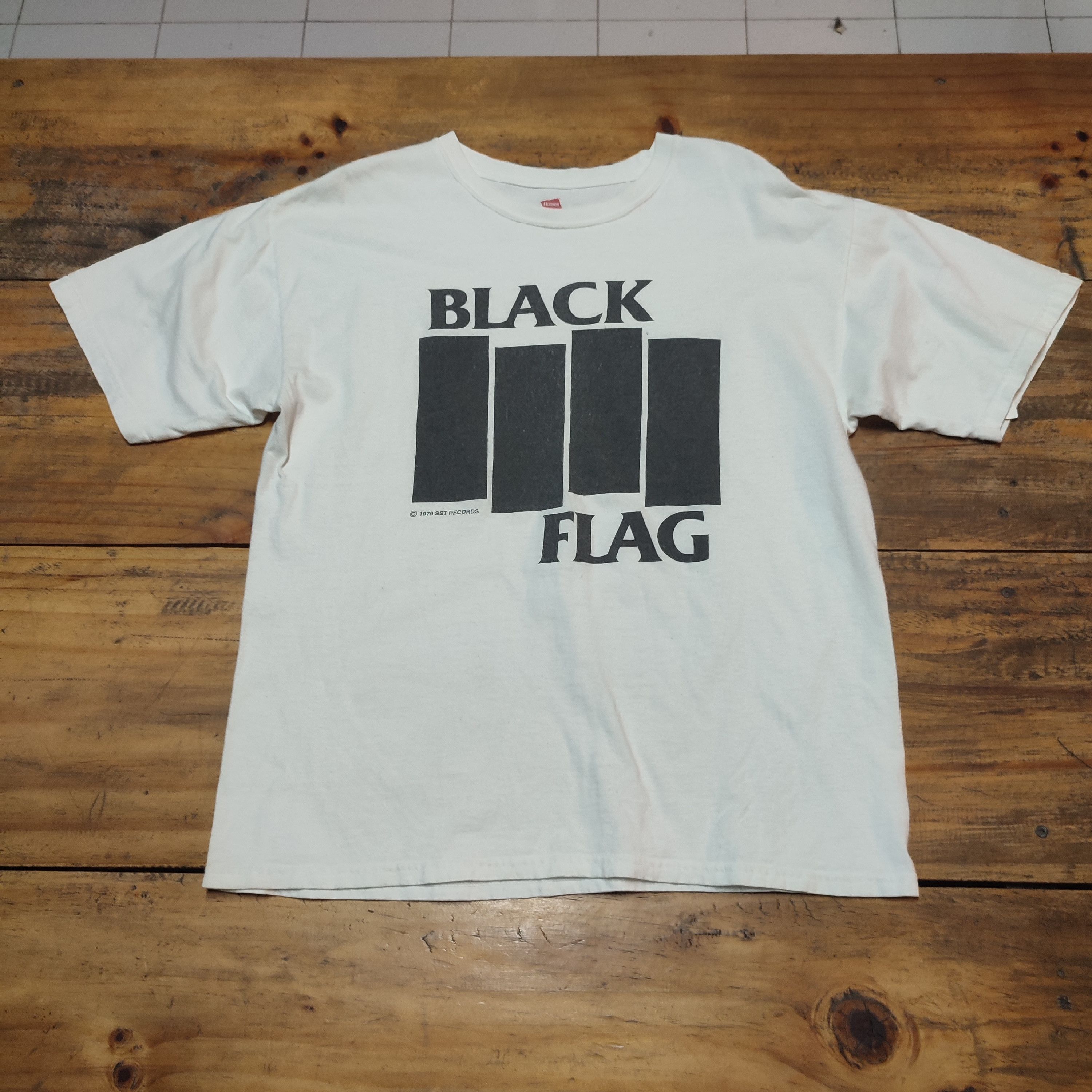 Band Tees × Vintage Vintage Black Flag T-Shirt Size US M / EU 48-50 / 2 - 2 Thumbnail