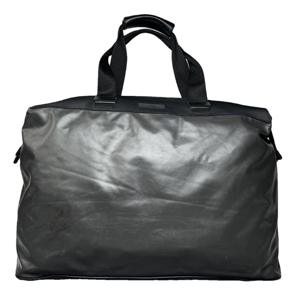 Issey Miyake Black Leather Travel Bag Size ONE SIZE - 1 Thumbnail