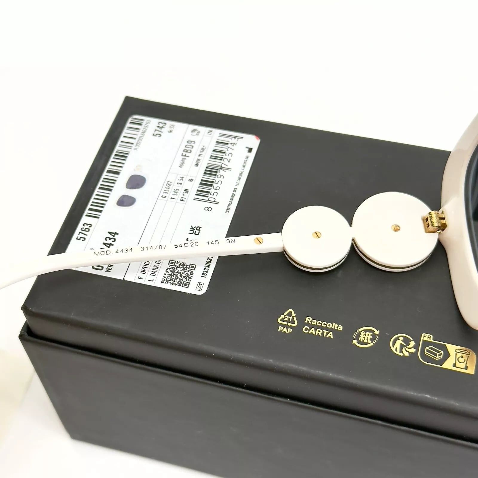 Versace VERSACE Gold Greca Coin Medusa Gold Round Metal VE4434 4434 Size ONE SIZE - 7 Thumbnail