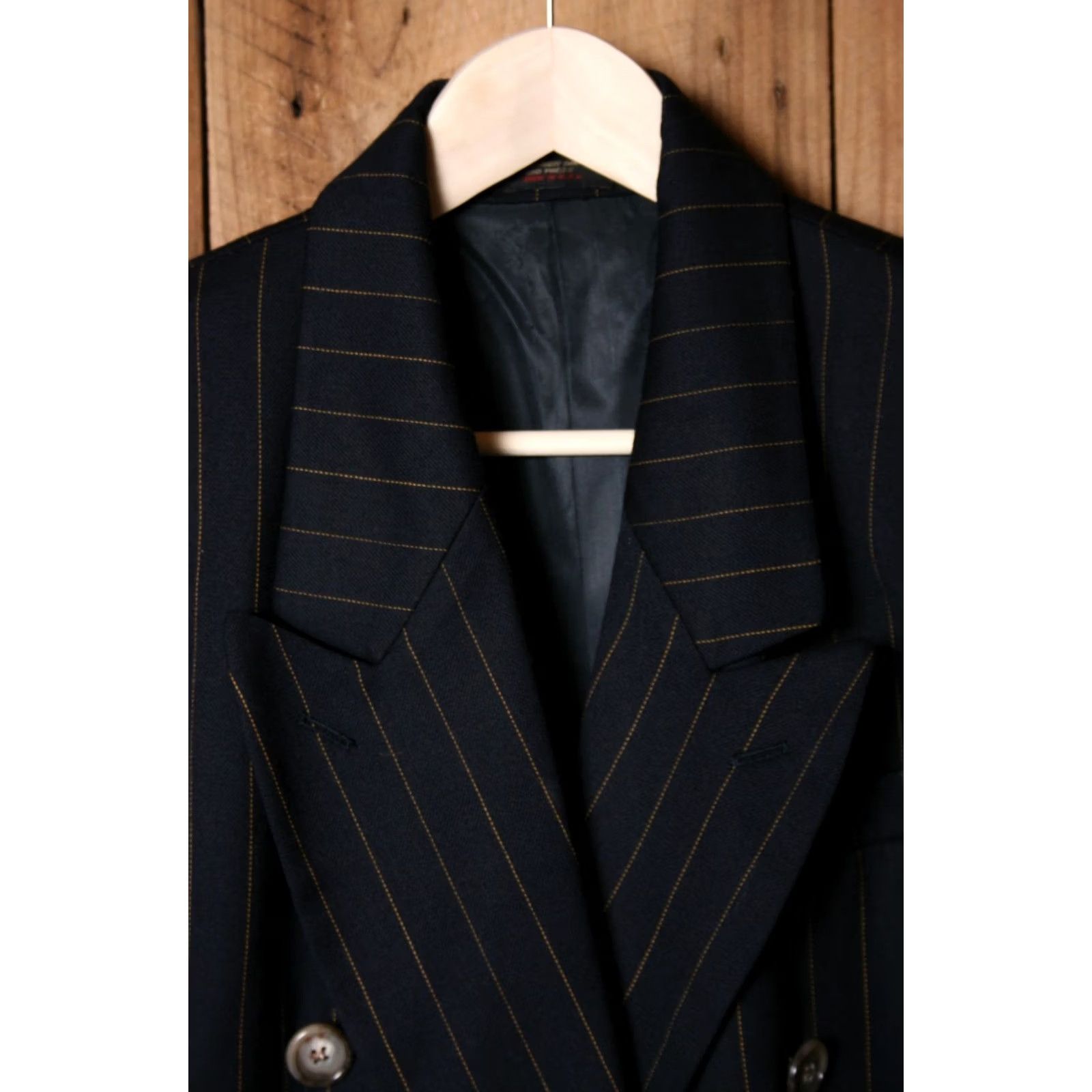 Doublet VINTAGE J. Peterman Blue Pinstriped Double Breasted Blazer Women's S Blue Pinstriped Blazer - Double Breasted Wool USA Made Womens Blazer Women XS? Size S / US 4 / IT 40 - 2 Thumbnail