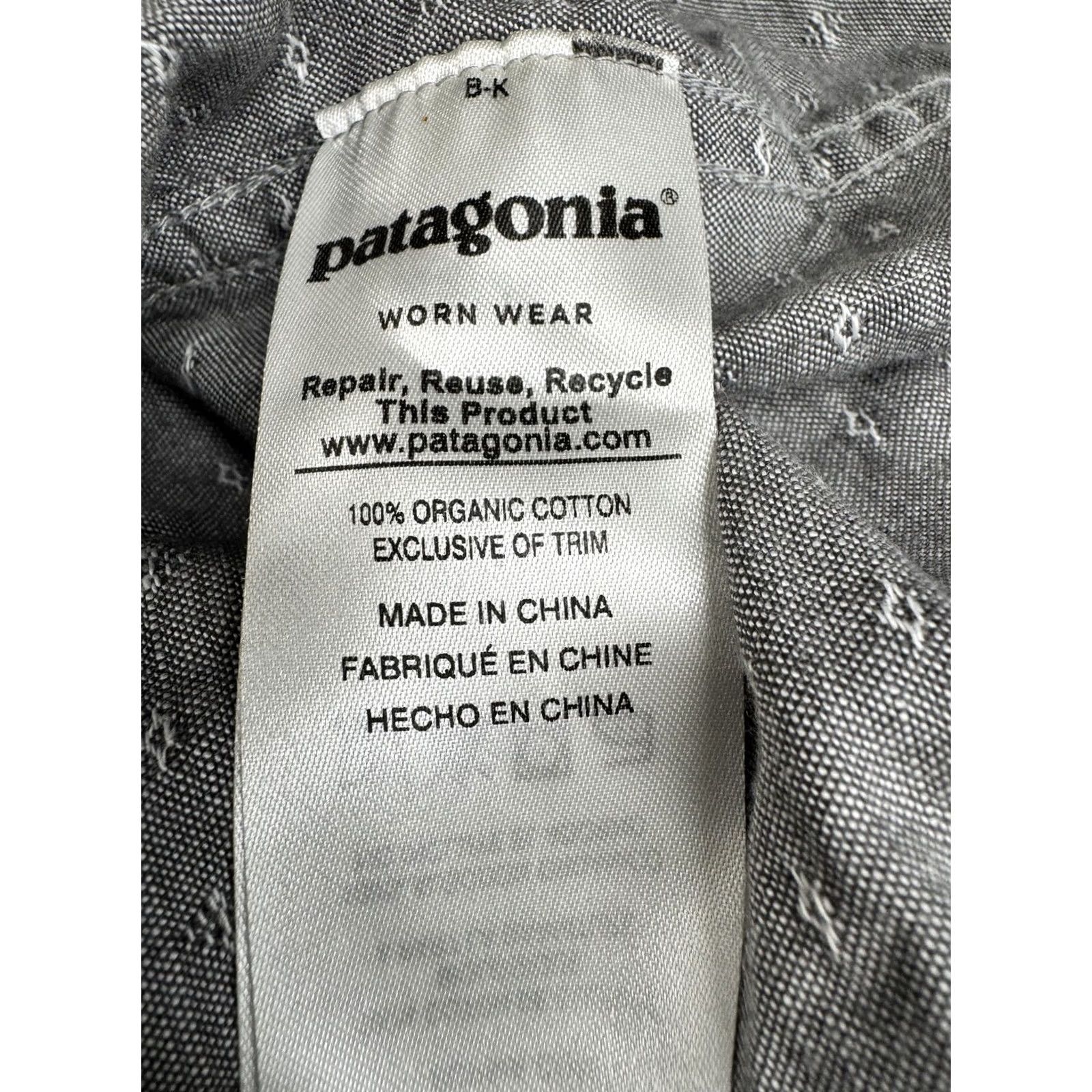 Patagonia Patagonia Mens Button Up Shirt Long Sleeve Organic Cotton Gray Size XL Size US XL / EU 56 / 4 - 5 Thumbnail