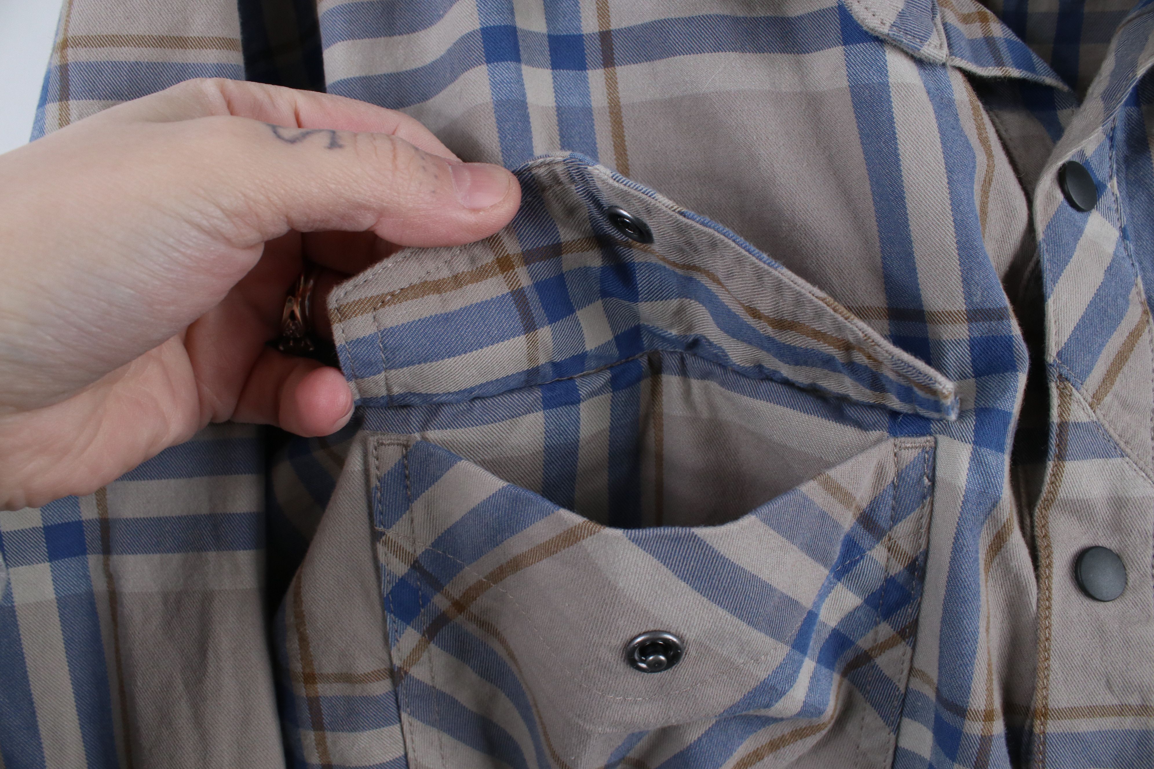 Vintage 5.11 Tactical Series Distressed Gunner Snap Button Shirt Size US XXL / EU 58 / 5 - 5 Thumbnail