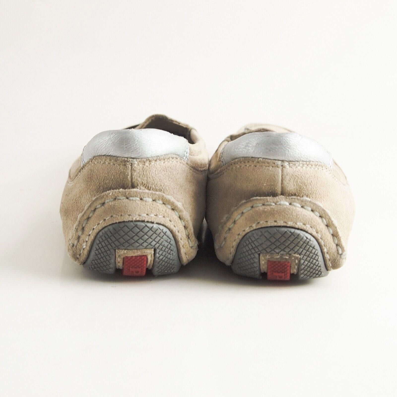 Prada Prada Driving Loafers Beige Suede Womens EU 36 US 6 Size US 6 / IT 36 - 7 Thumbnail