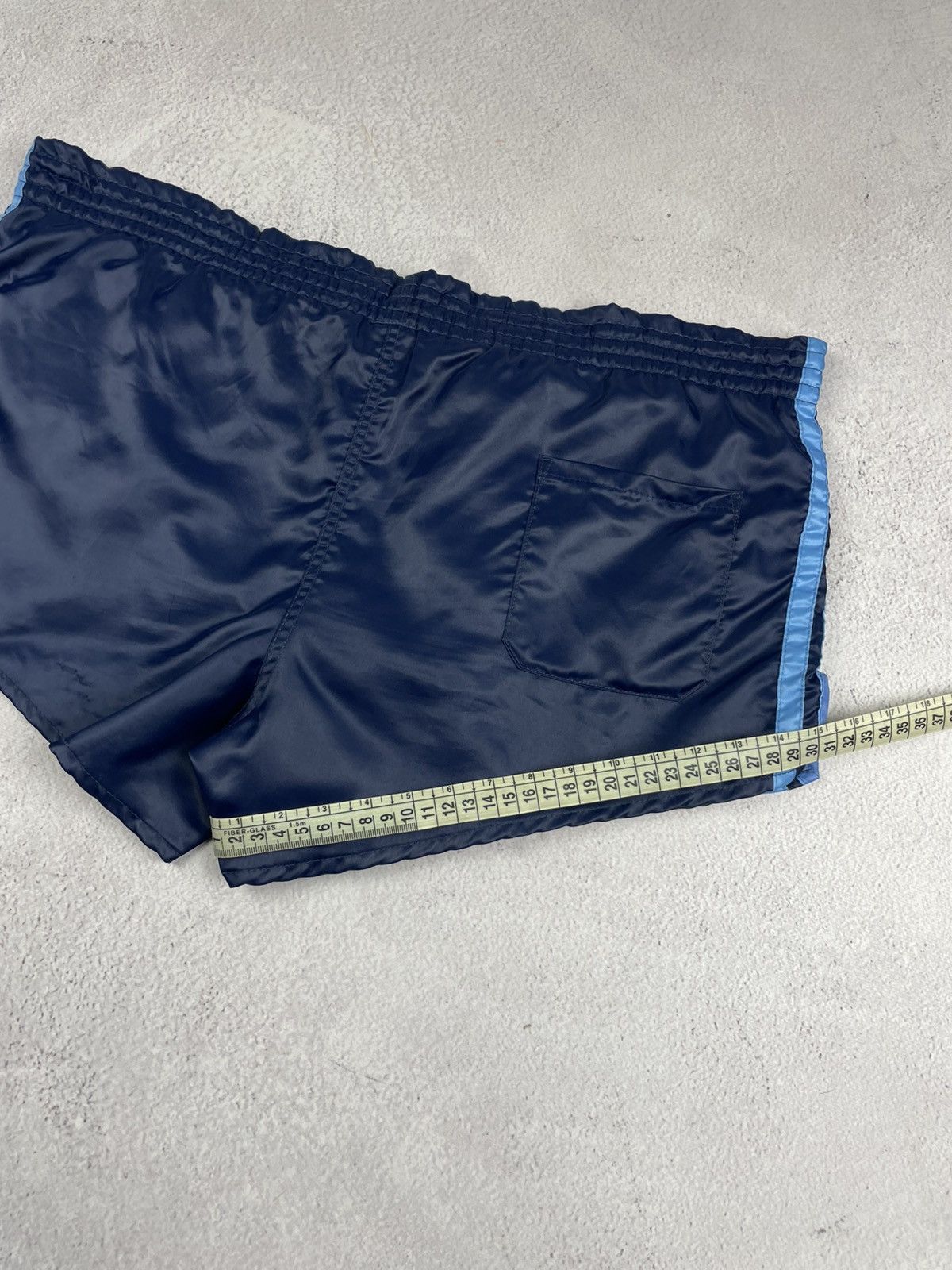 Adidas Vintage Adidas Navy Blue Shorts Made in West Germany 80s Size US 32 / EU 48 - 12 Thumbnail