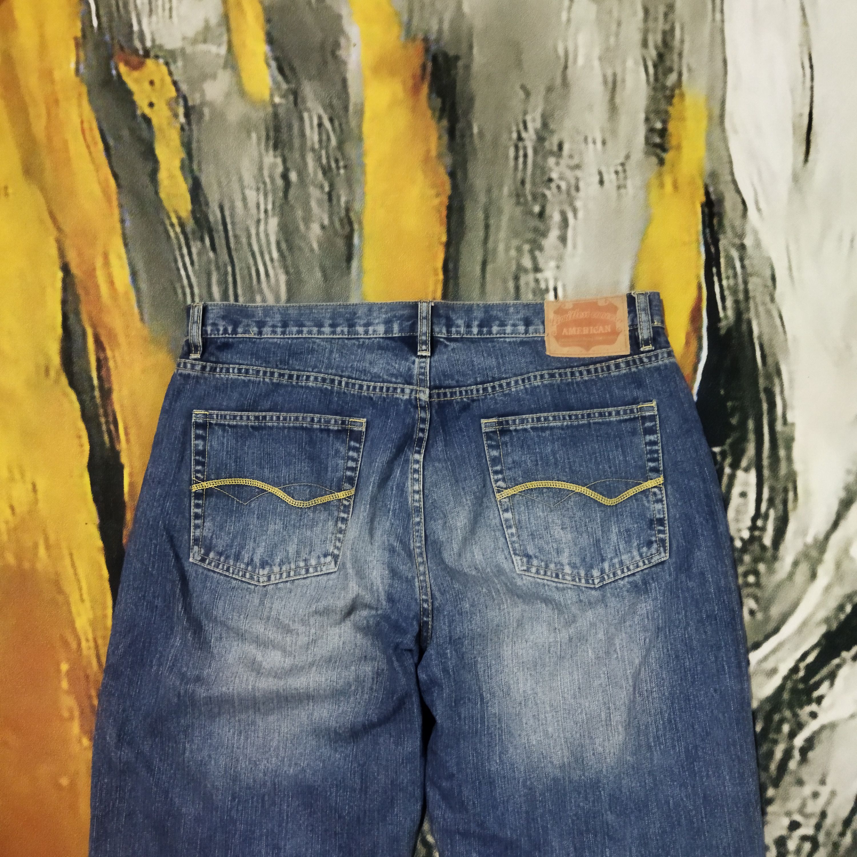 Japanese Brand × Vintage VINTAGE AMORE PURO DISTRESSED BLUE JEANS PANTS Size US 37 - 8 Thumbnail
