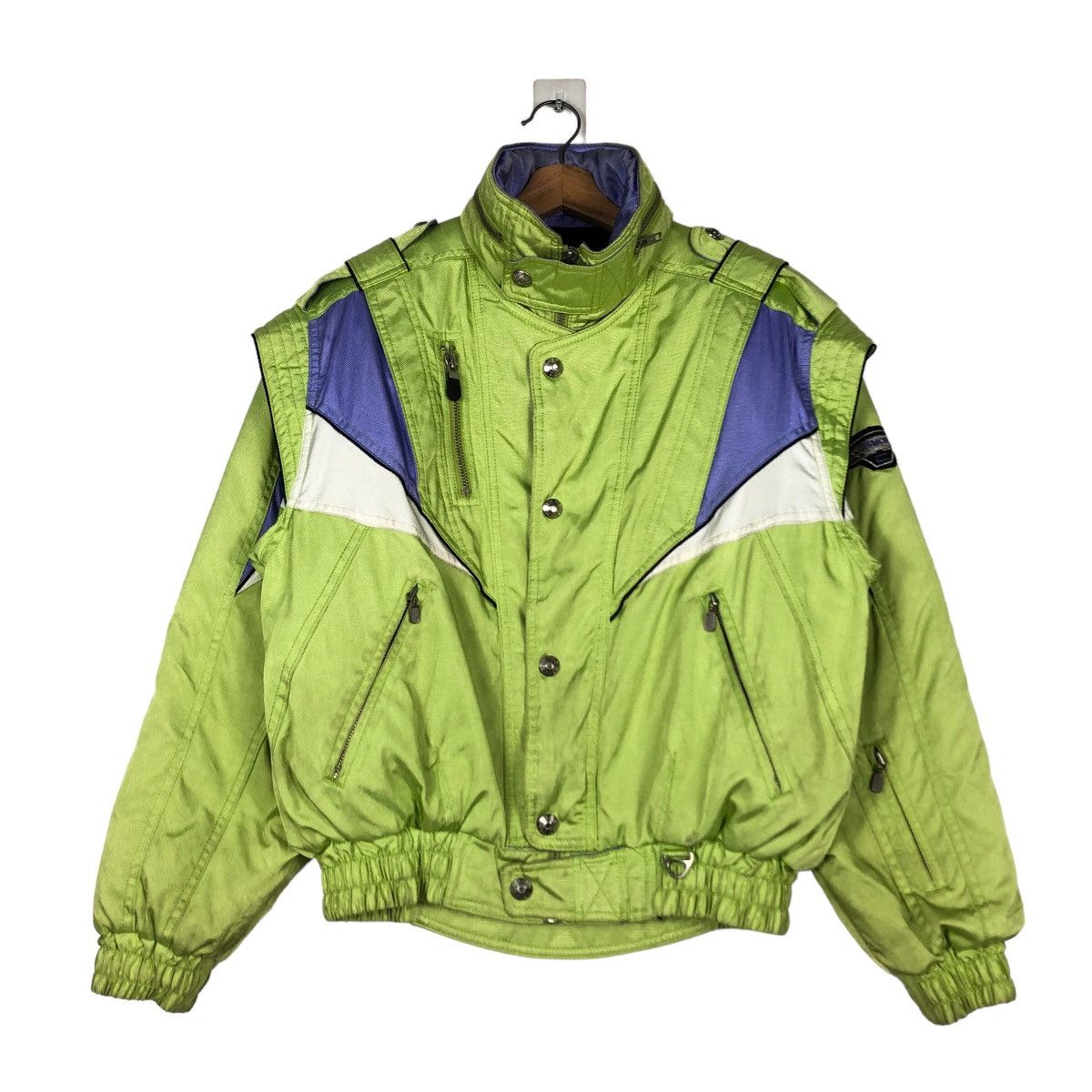 Japanese Brand 🔥Cropped Biker Ski Jacket Cismon Japan Issey Miyake Belted Size US M / EU 48-50 / 2 - 1 Thumbnail