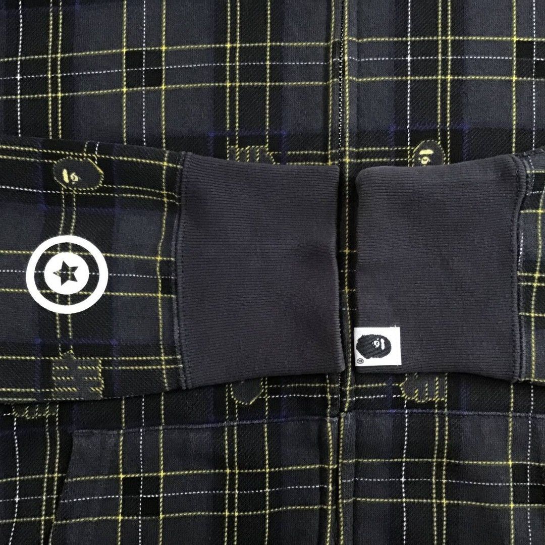 Bape × Undefeated BAPE × Undefeated Check Shark Full Zip Hoodie a bathing ape Size US S / EU 44-46 / 1 - 7 Thumbnail