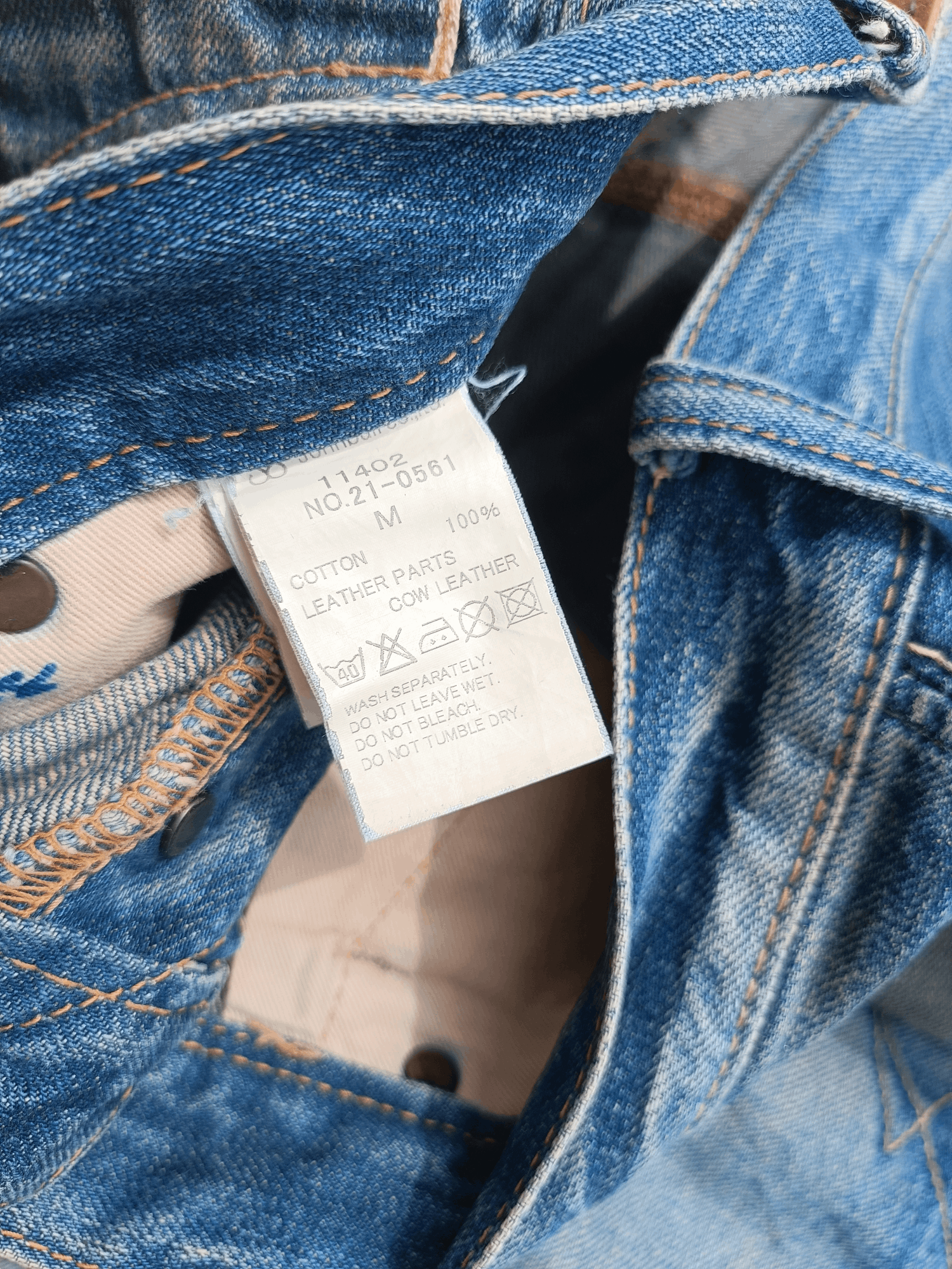 Japanese Brand × Johnbull 💥 FYEE 💥 John Bull Selvedge Whiskers Faded Jeans Size US 30 / EU 46 - 12 Thumbnail