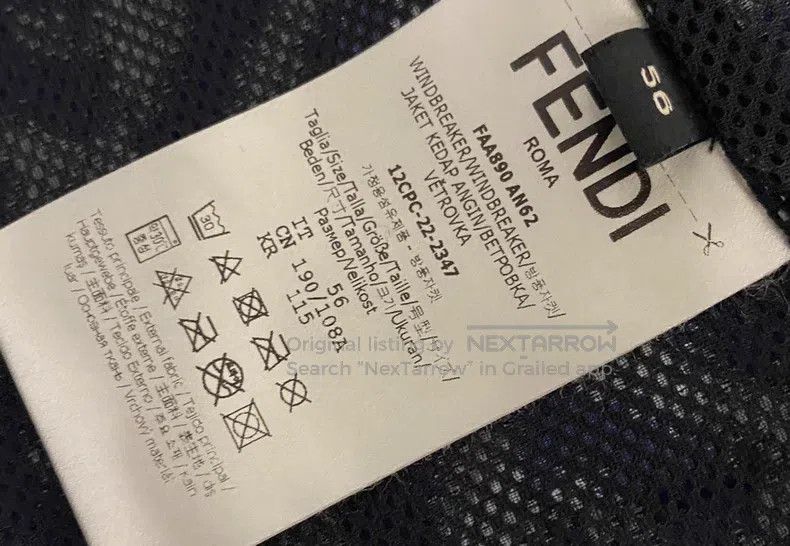 Fendi Fendi Windbreaker Size US XL / EU 56 / 4 - 3 Thumbnail