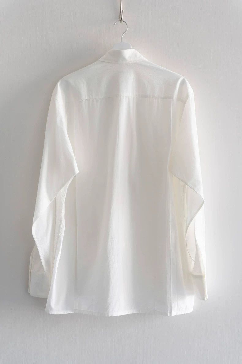 Yohji Yamamoto Yohji Yamamoto 06 SS stamen cutout shirt 2501-Nextarrow Size US L / EU 52-54 / 3 - 2 Thumbnail
