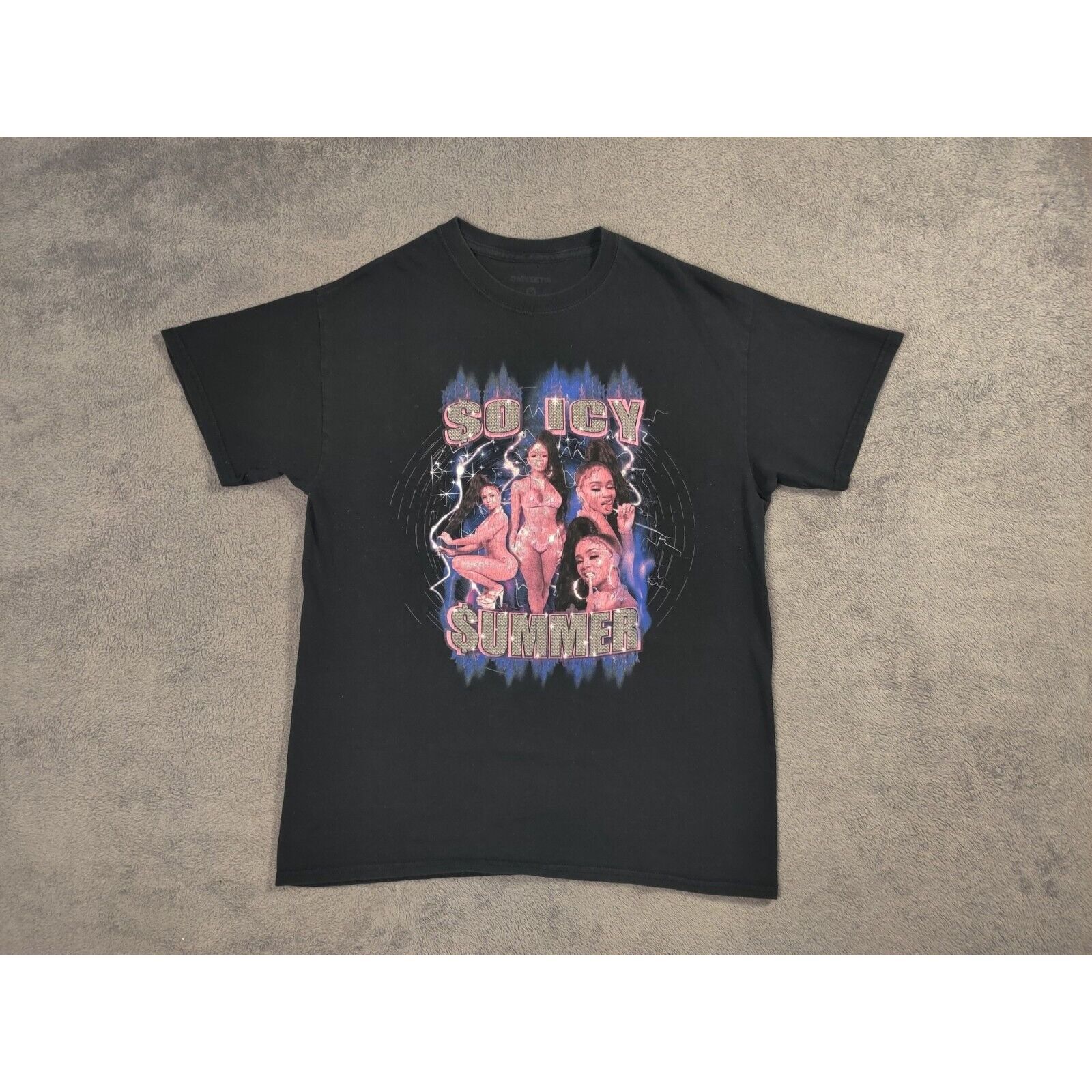 Other Saweetie Shirt Adult Womens Medium Black So Icy Summer Tour Size M / US 6-8 / IT 42-44 - 1 Thumbnail