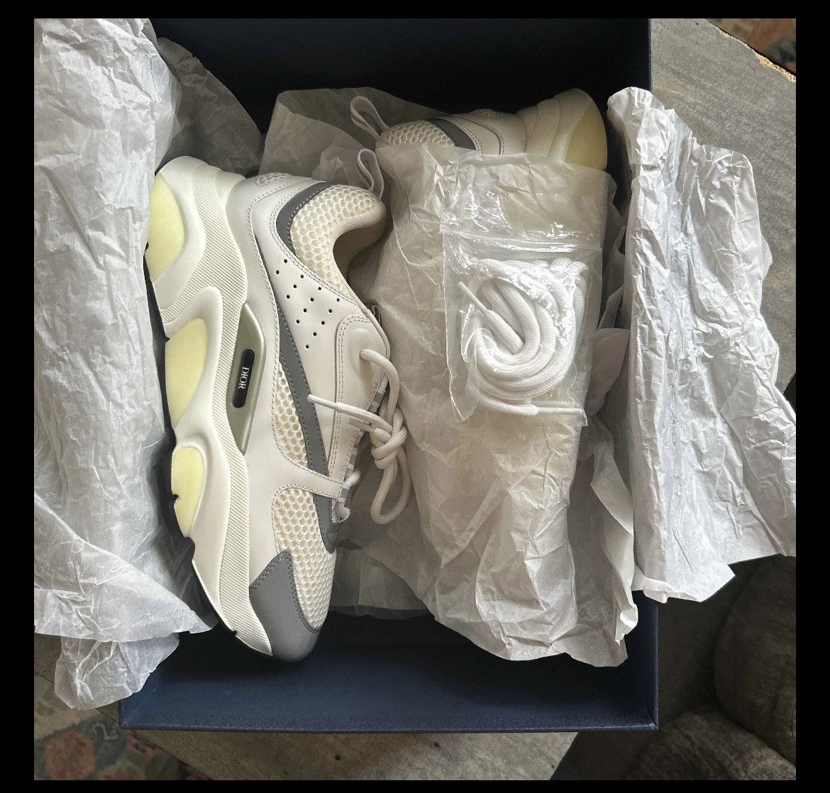 Dior Dior B22 “White Gray” Size US 7 / EU 40 - 7 Thumbnail