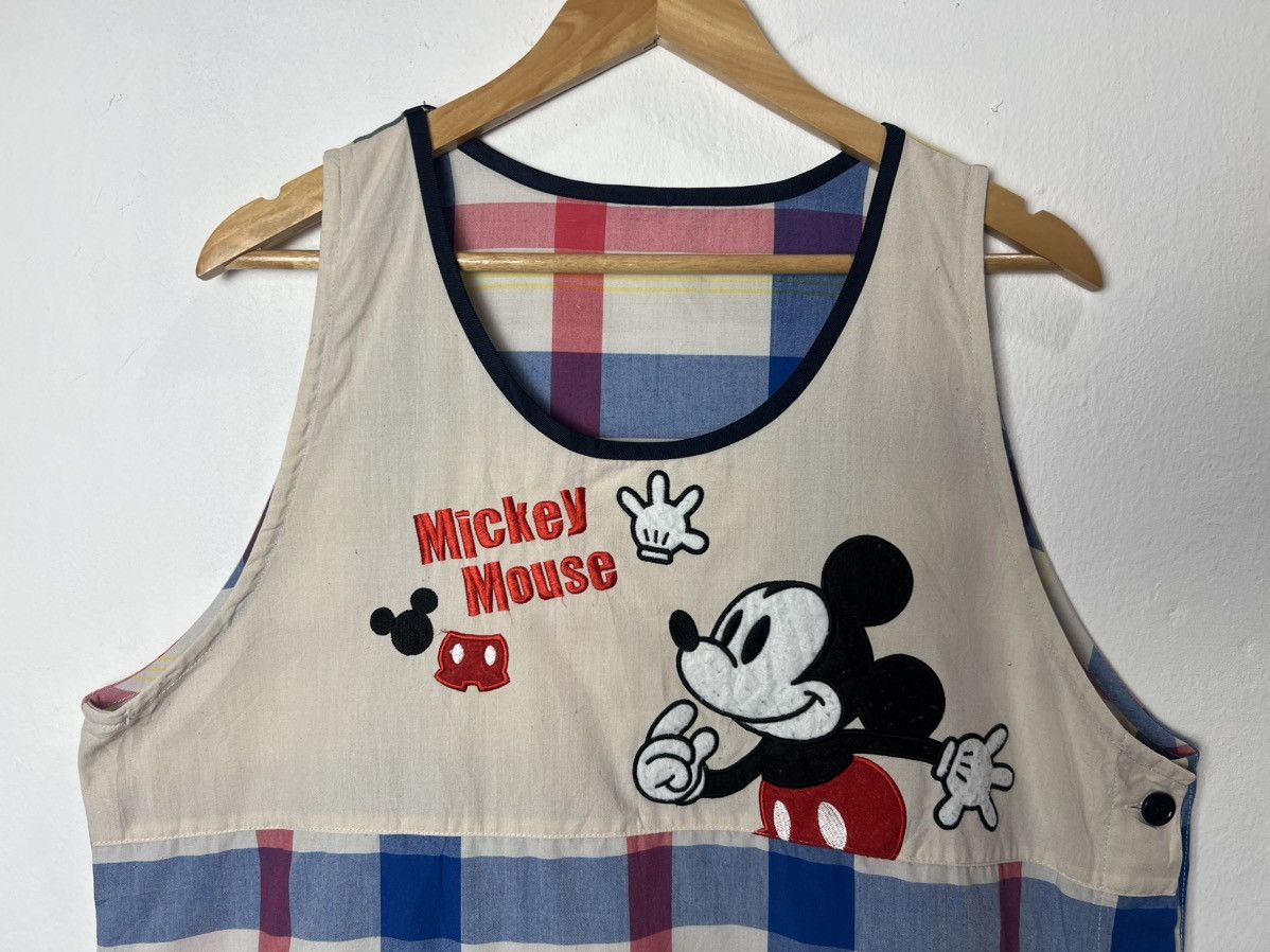 Disney Disney Mickey Mouse Character Apron Plaid Size ONE SIZE - 2 Thumbnail