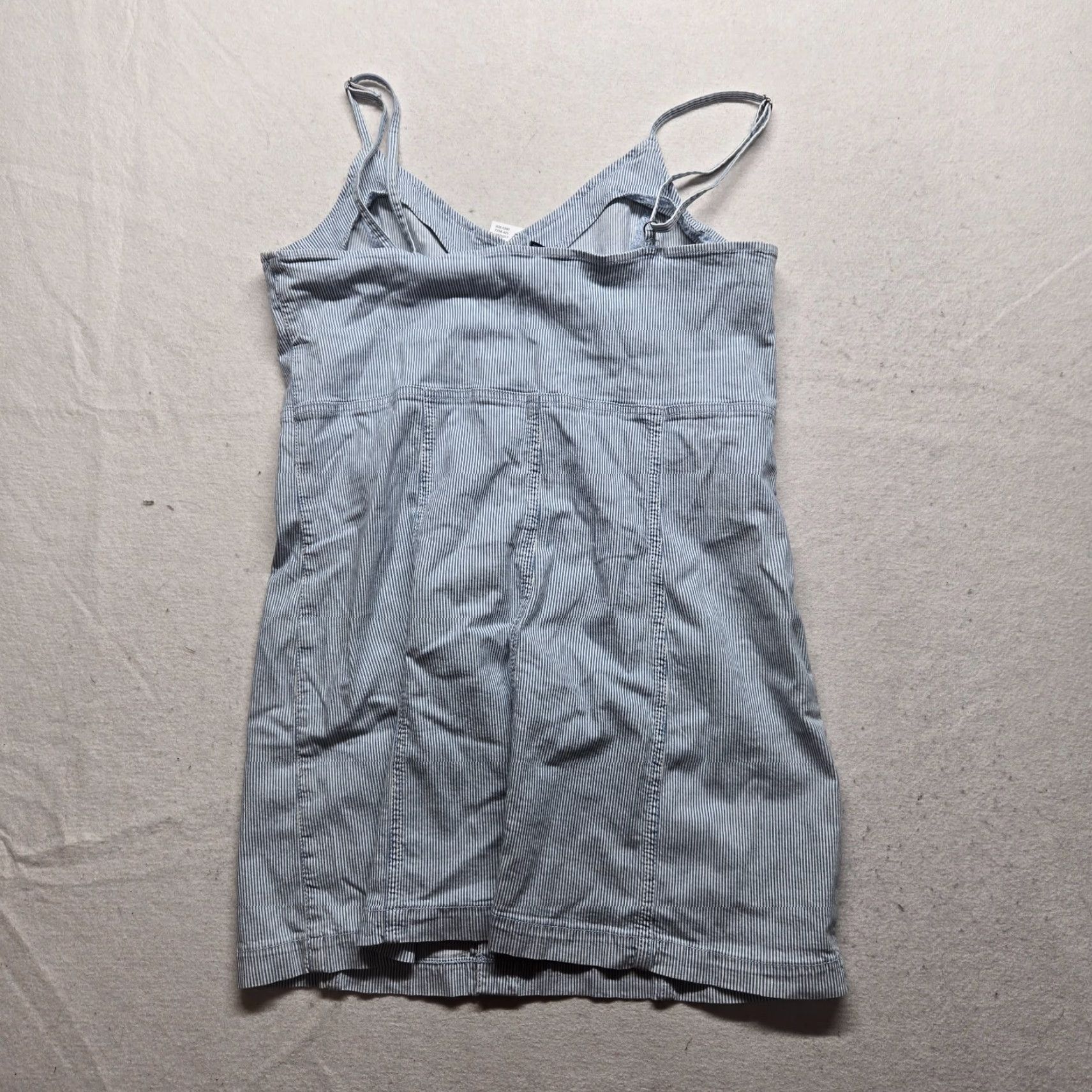 American Eagle Outfitters American Eagle Outfitters Tank Women M Blue Striped V-Neck Spaghetti Strap Sleeveless Jersey Polyester Rayon Casual Summer Colorful Womens Size M / US 6-8 / IT 42-44 - 7 Thumbnail