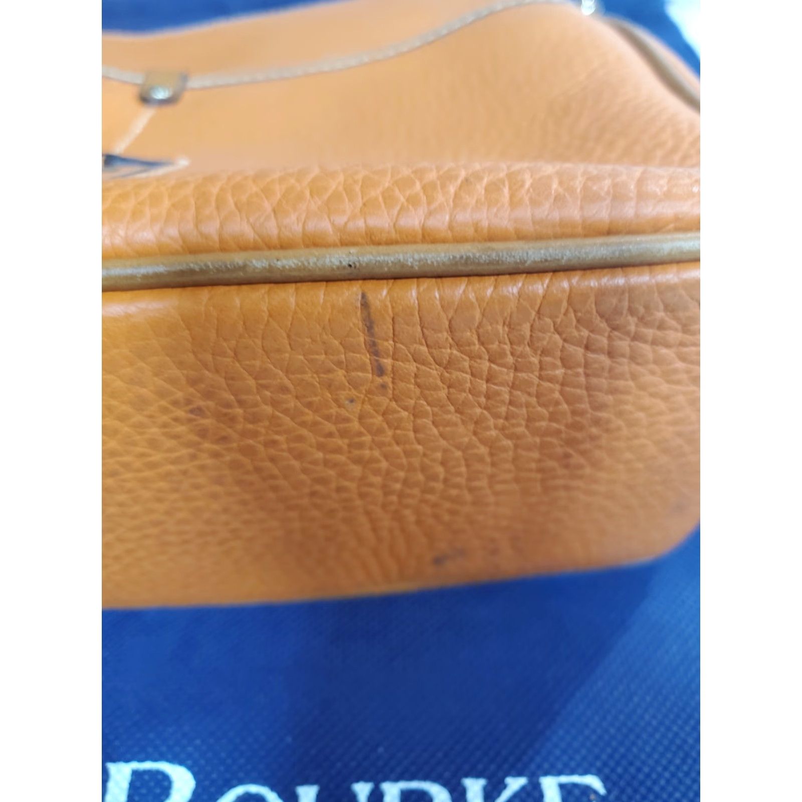 Dooney & Bourke VINTAGE Dooney & Bourke Pebble Grain Kimberley Crossbody Shoulder Bag- Orange Size ONE SIZE - 5 Thumbnail