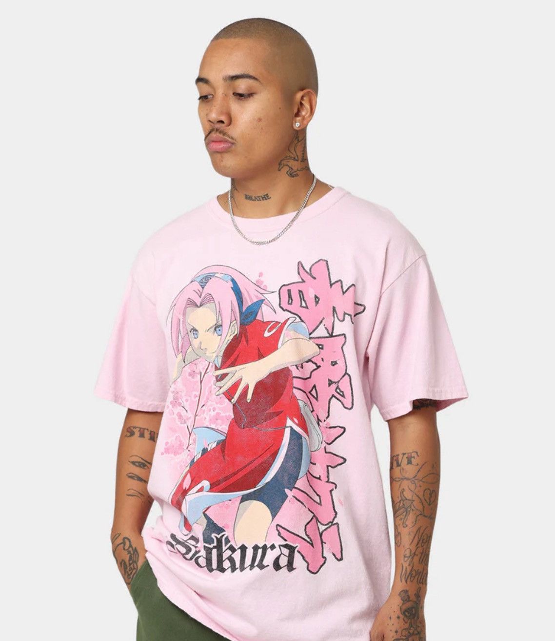 GOAT Crew Goat Crew X Naruto Sakura T-Shirt Men’s Lg New Size US L / EU 52-54 / 3 - 9 Thumbnail