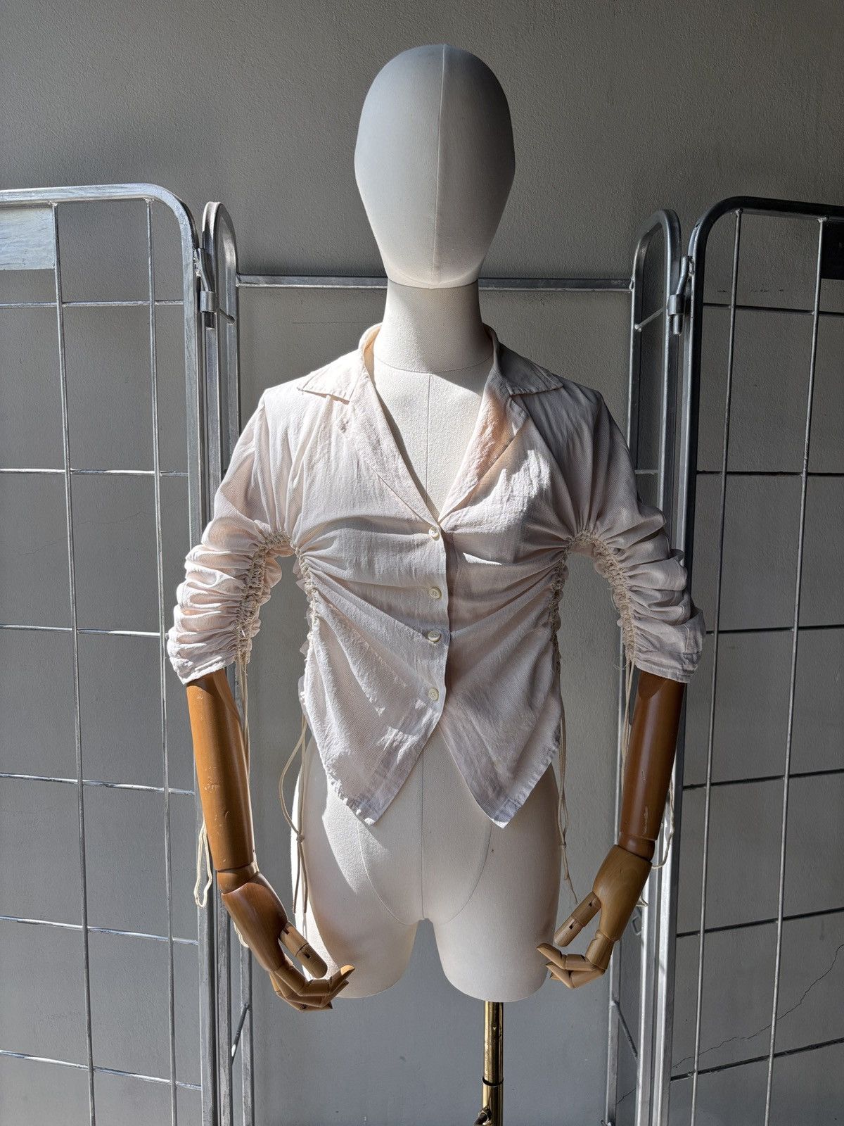 Issey Miyake ISSEY MIYAKE anatomical pucker blouse Size XS / US 0-2 / IT 36-38 - 3 Thumbnail