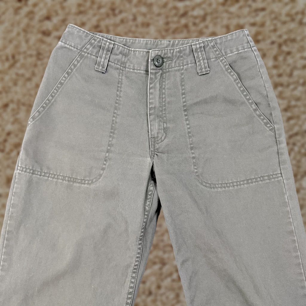 Old Navy Old Navy Casual Outdoor Pull-On Pants Women's Regular 4 Green Cotton Twill Pockets Relaxed Straight Khakis Modern 80s 90s USA Mens Girls Size 27" / US 4 / IT 40 - 1 Thumbnail