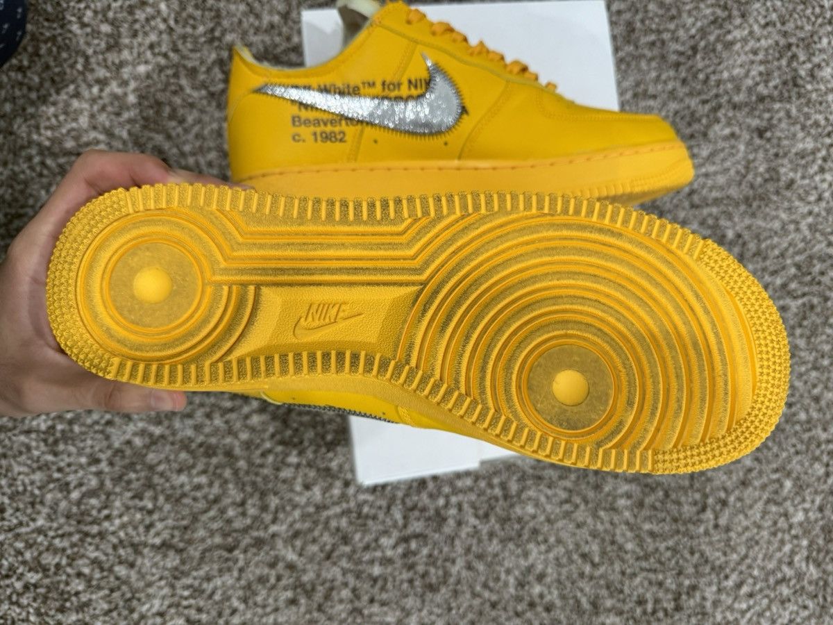 Nike × Off-White Off white Air Force 1 lemonade Size US 10 / EU 43 - 4 Thumbnail
