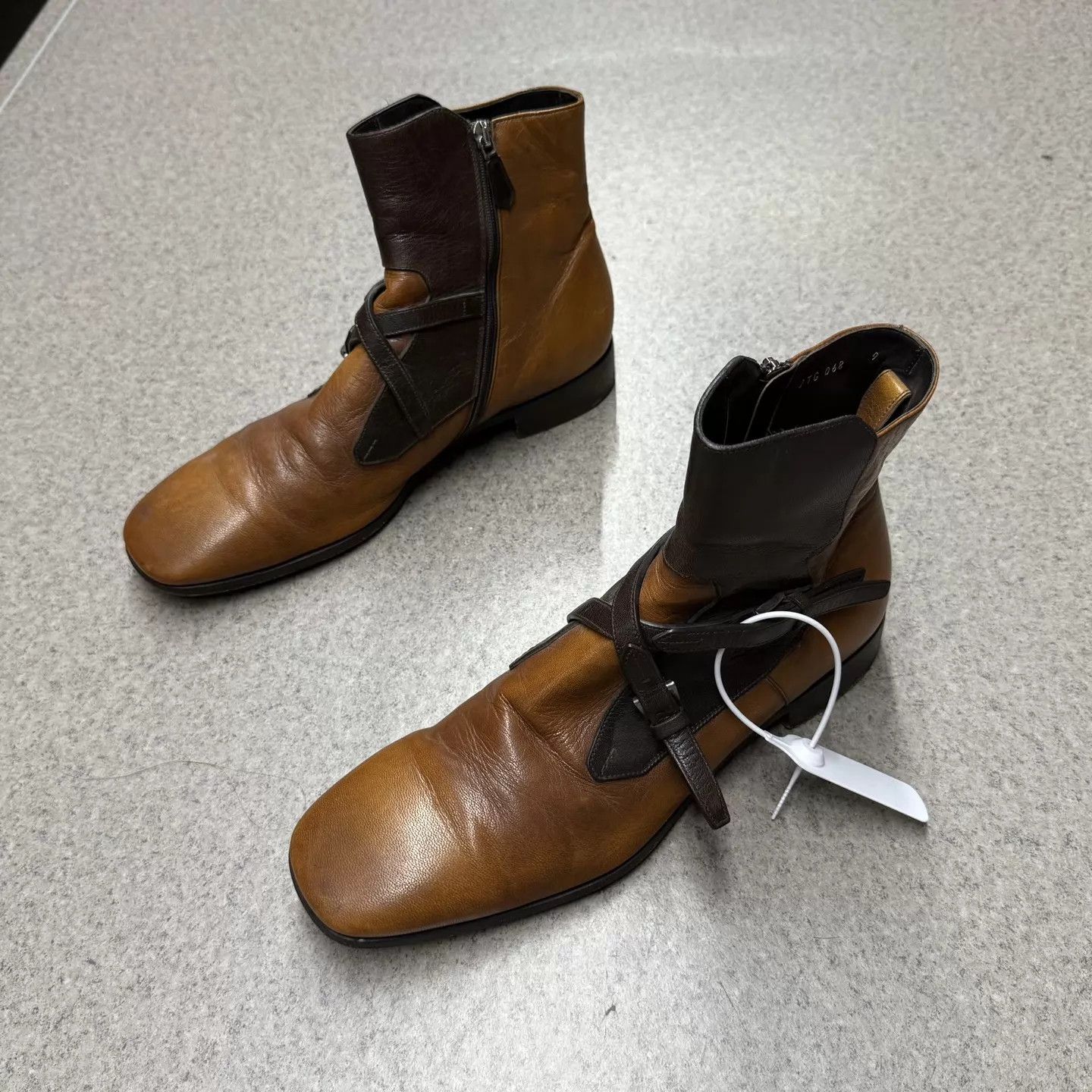 Prada Prada Show Brown Full Leather Chelsea Boots Size 9/43 Mint Size US 10 / EU 43 - 1 Thumbnail