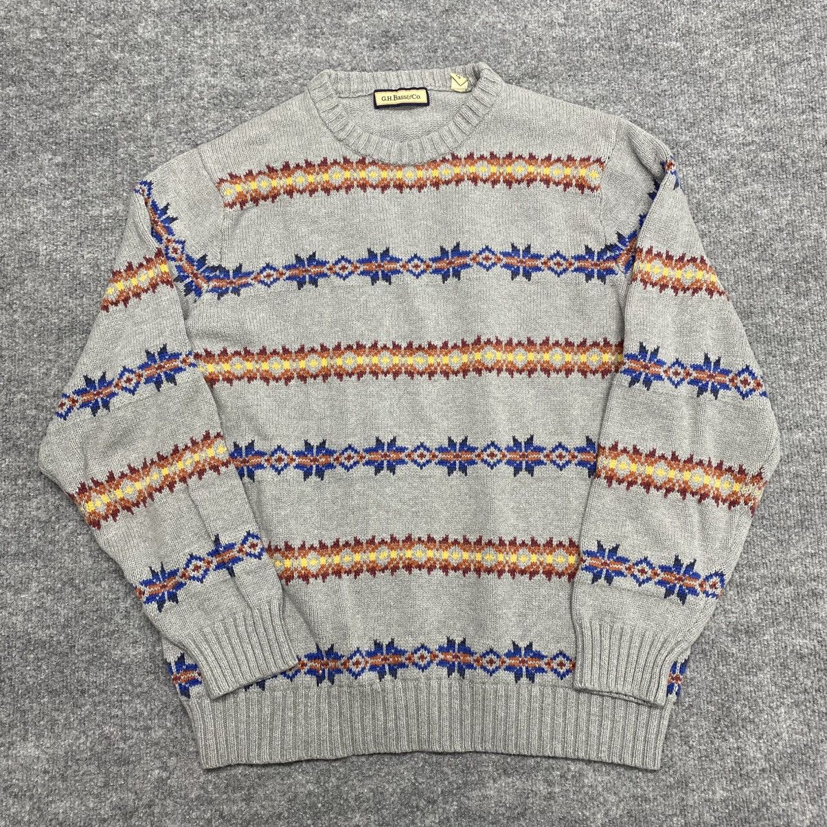 G.H. Bass & Co. GH Bass & Co Men's Wool Long Sleeve Sweater Size Large Size US L / EU 52-54 / 3 - 2 Thumbnail