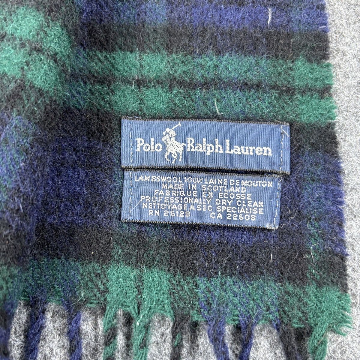 Polo Ralph Lauren × Vintage Polo Ralph Lauren Scarf # D750 # Muffler # Neckwear Size ONE SIZE - 2 Thumbnail