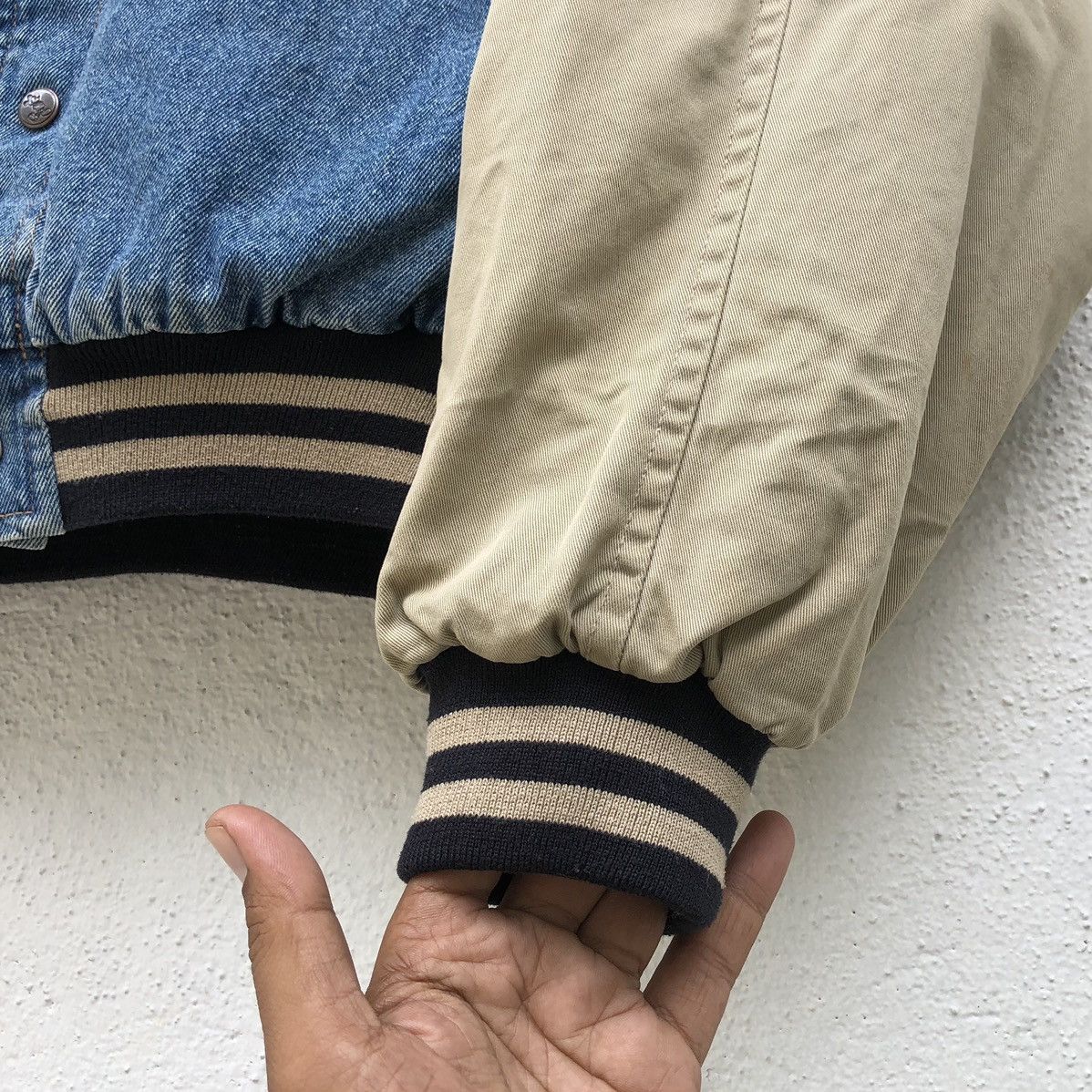 Vintage VTG 90s Mickey Mouse Disney Quilted Varsity Bomber Jacket Size US M / EU 48-50 / 2 - 15 Thumbnail