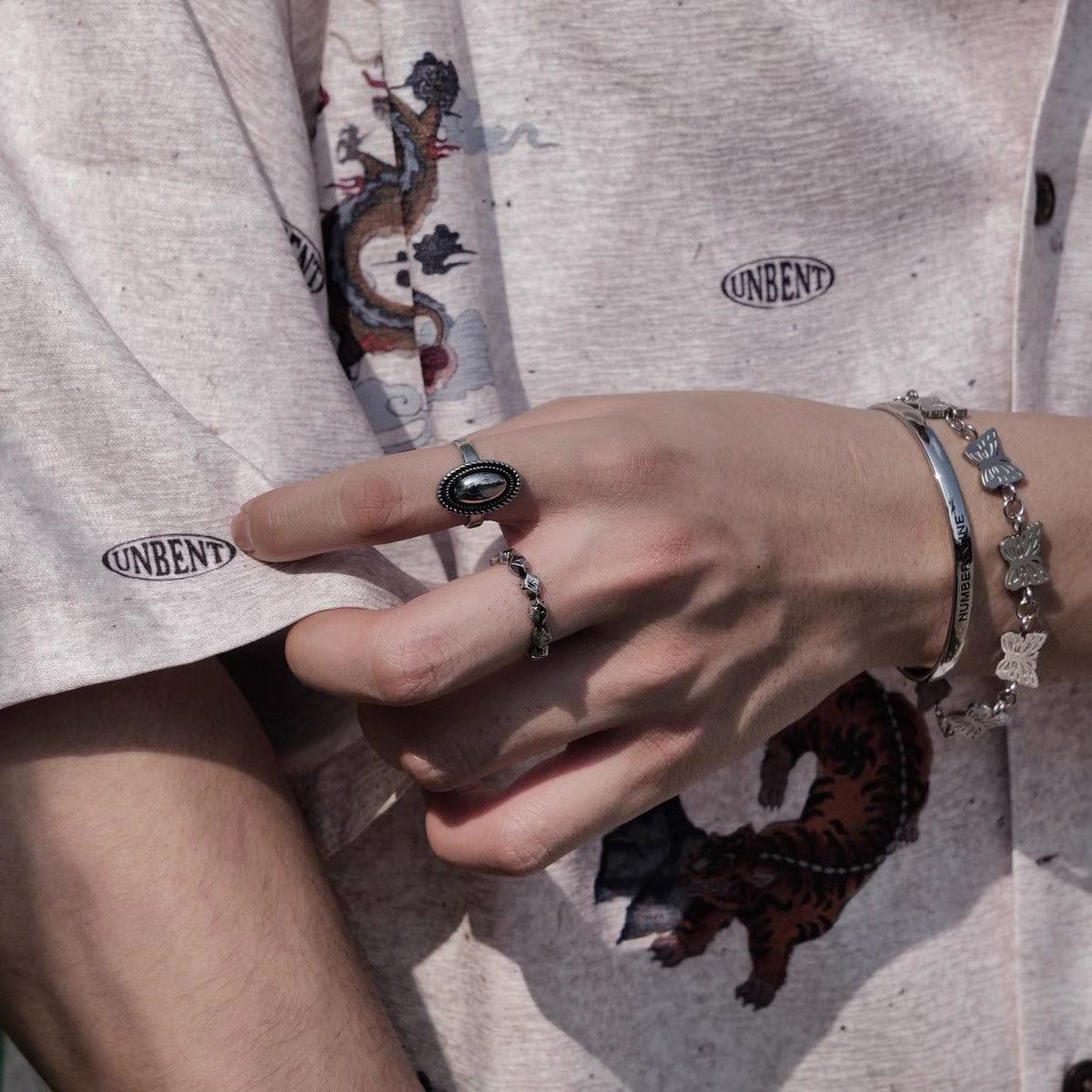 Japanese Brand × Vintage Retro punk rings Size ONE SIZE - 3 Thumbnail