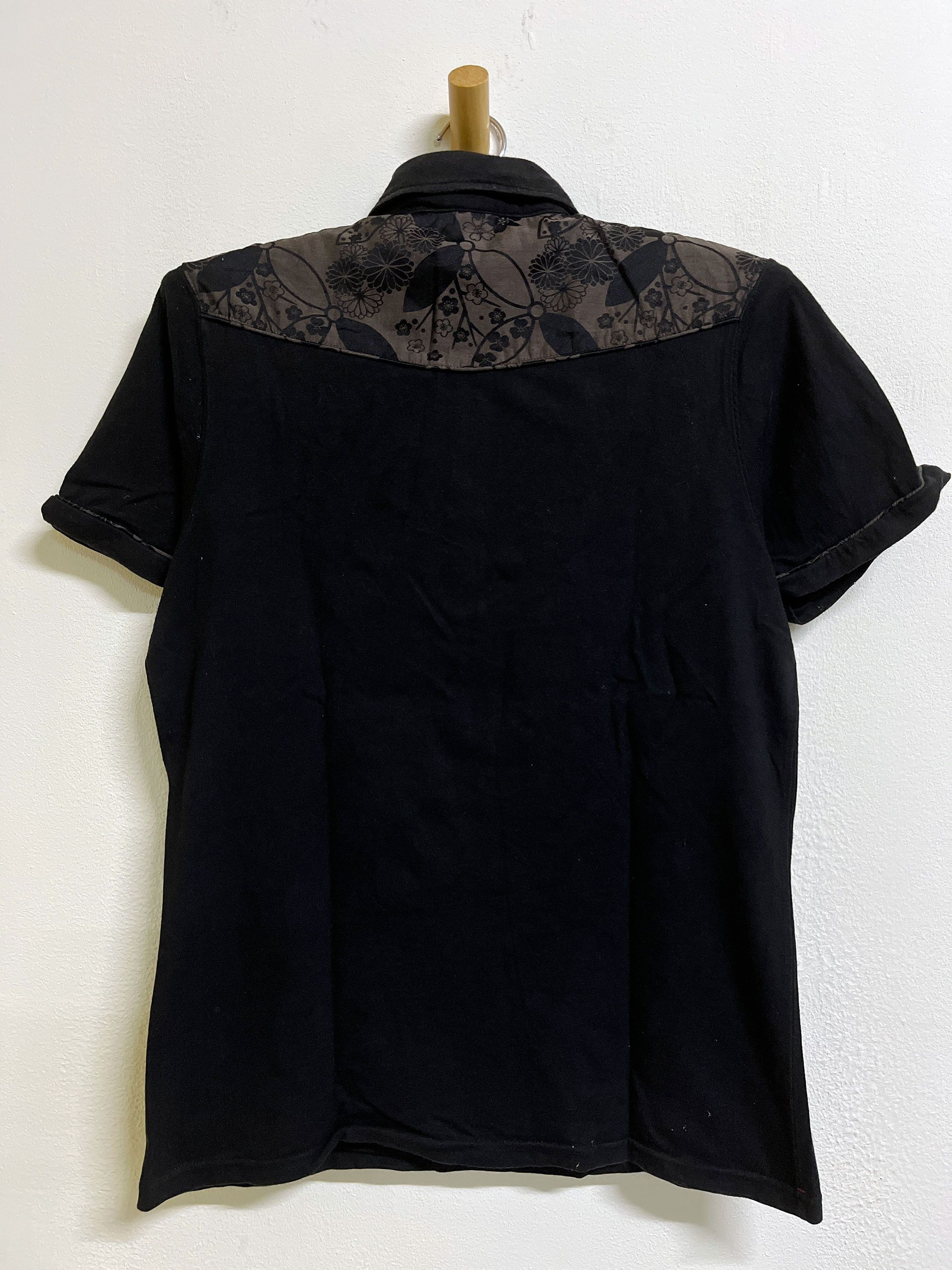 Japanese Brand Eternal Japan Flower Art Patches Slim Polo Kapital Styles Size US M / EU 48-50 / 2 - 4 Thumbnail