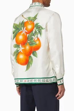 Casablanca Casablanca L’Orange Long Sleeve Silk Shirt Size US S / EU 44-46 / 1 - 2 Thumbnail