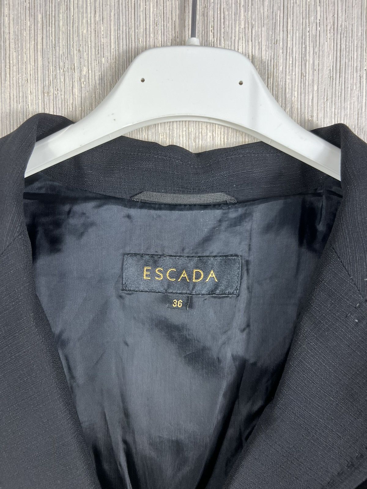 Escada Escada wool avant garde luxury blazer jacket Size XS / US 0-2 / IT 36-38 - 10 Thumbnail