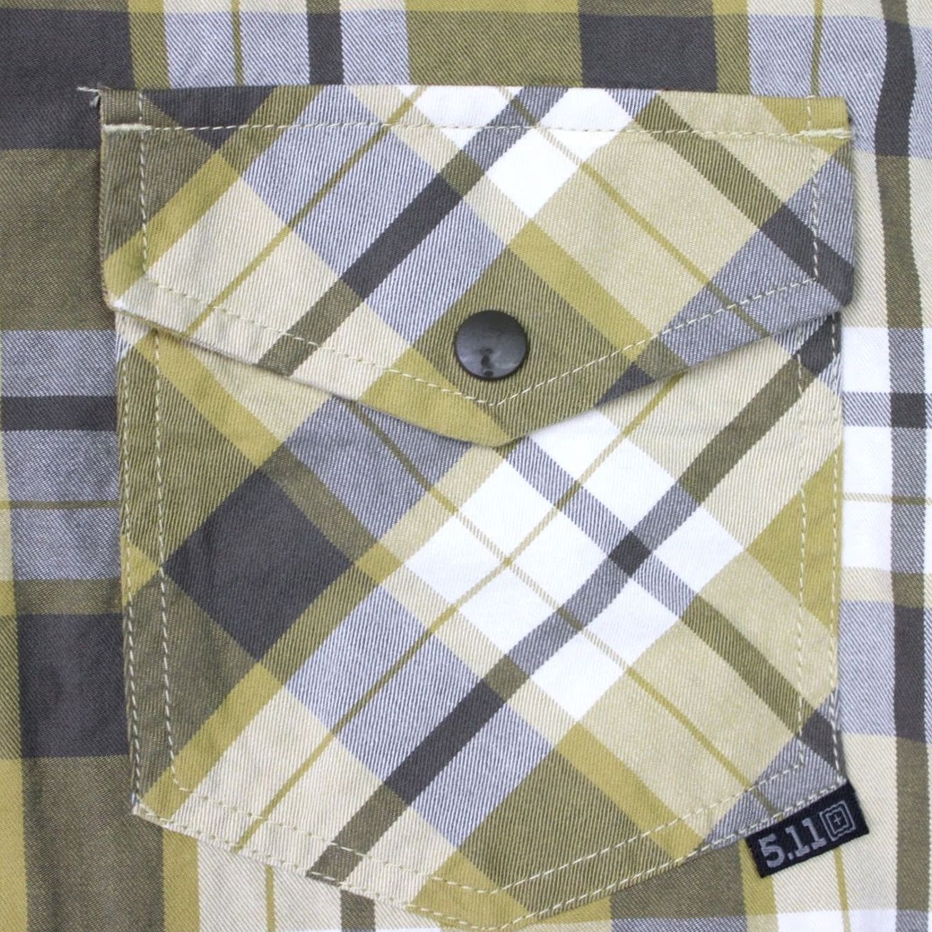 Vintage 5.11 Tactical Shirt Mens Large Yellow Plaid RAPIDraw Placket Long Sleeve Snap Shirt Size US L / EU 52-54 / 3 - 5 Thumbnail
