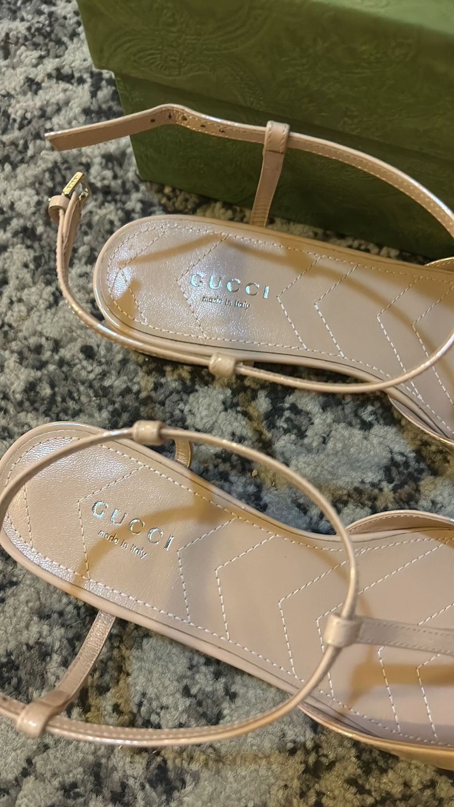Gucci Gucci Double G patent-finish T-Strap ballerinas Ballet Flat Size US 8.5 / IT 38.5 - 5 Thumbnail