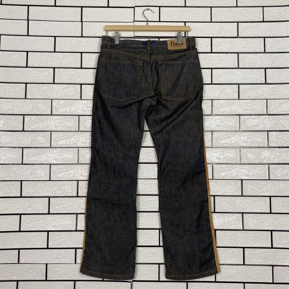 Dolce & Gabbana 🔥VINTAGE LEATHER & DENIM DOLCE GABBANA Size 28" / US 6 / IT 42 - 8 Thumbnail