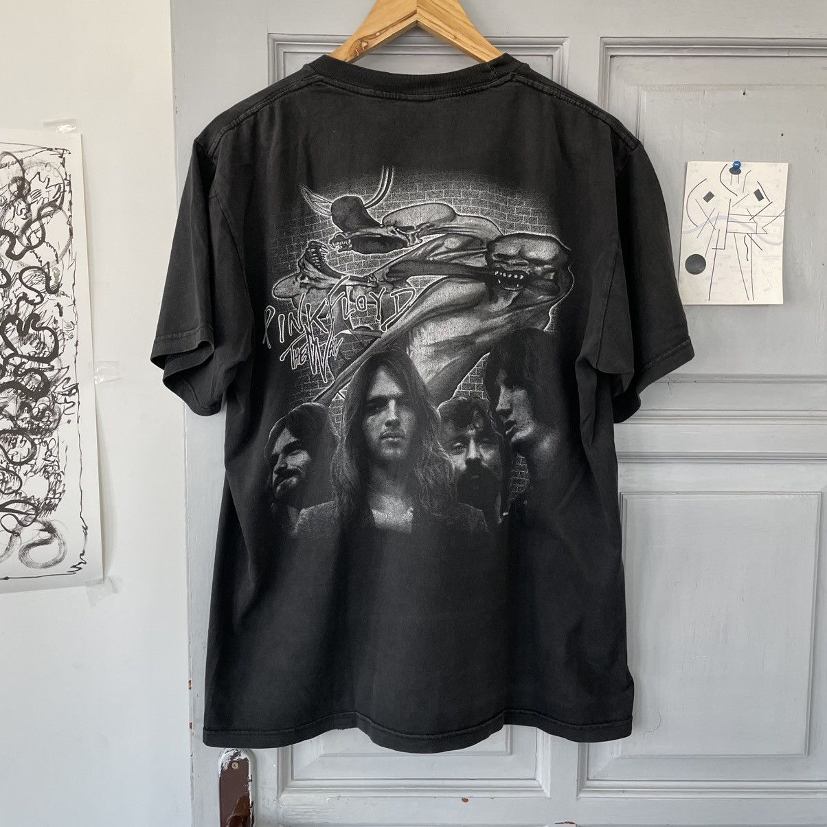 Pink Floyd × Vintage Vintage 90’s Pink Floyd The Wall Avantgarde T-shirt Size US XL / EU 56 / 4 - 7 Thumbnail