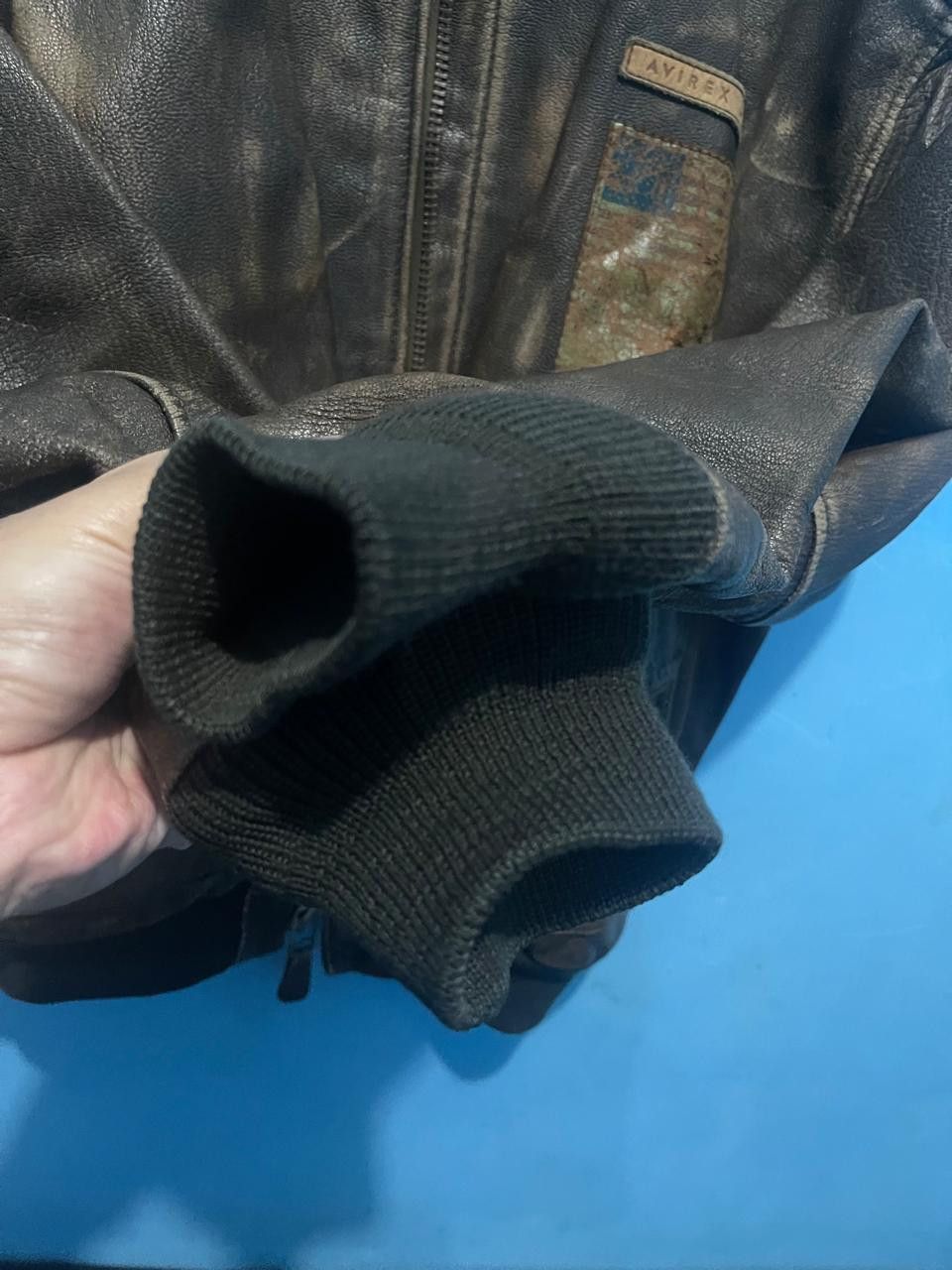 Avirex Avirex Type A2 Leather Flight Jacket Goatskin Flying Tiger Size US XS / EU 42 / 0 - 8 Thumbnail