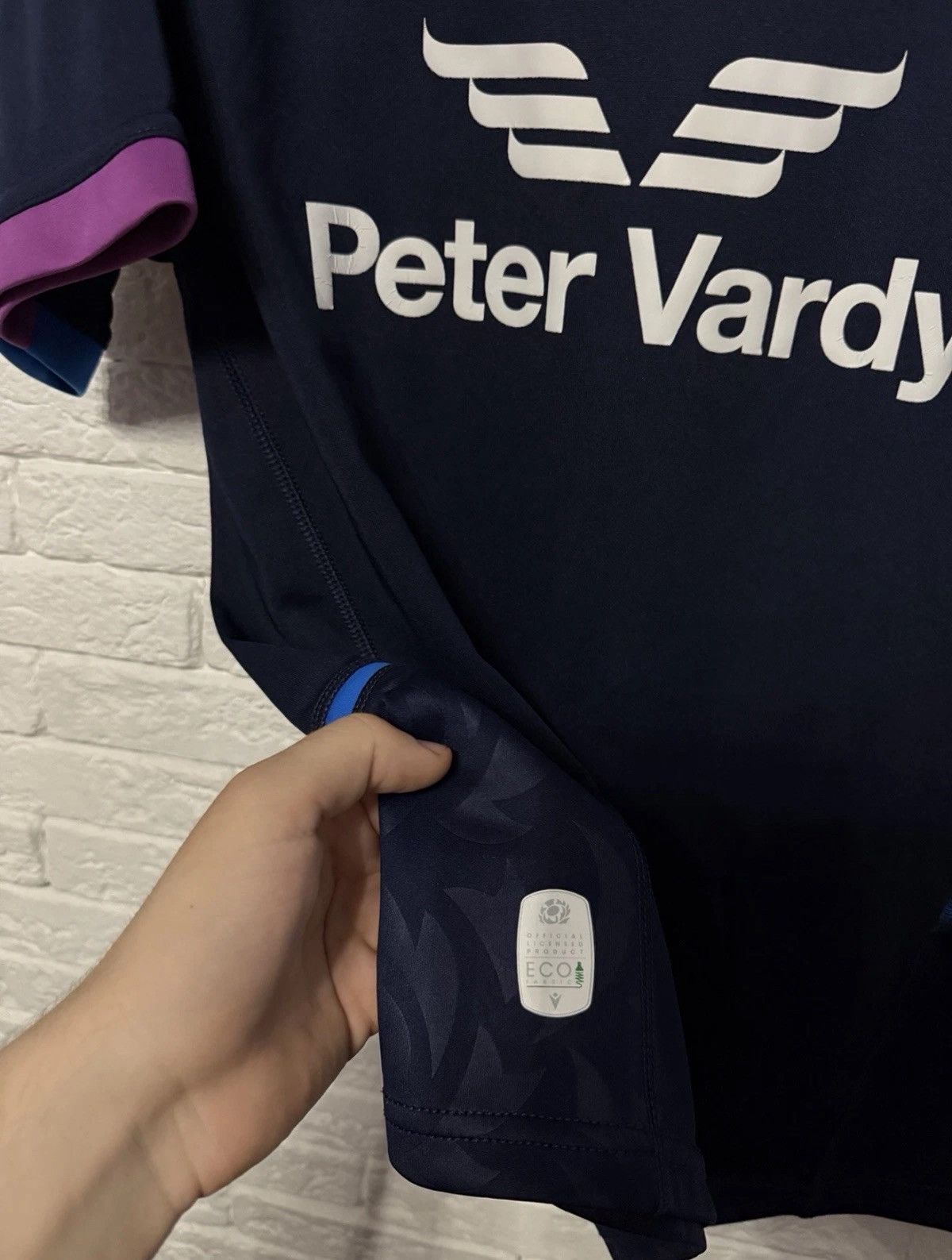 Macron Macron Scotland National Rugby Jersey Team T-shirt Sz L Size US L / EU 52-54 / 3 - 4 Thumbnail