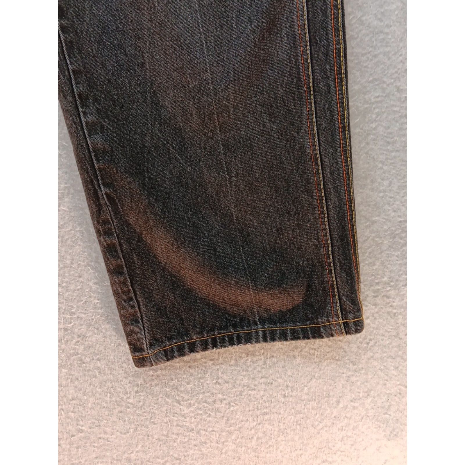 Express VINTAGE Brooklyn Xpress Wide-Leg Denim Jeans SZ 40x30 Black Embroidered Baggy Y2K Mens Size US 40 / EU 56 - 7 Thumbnail