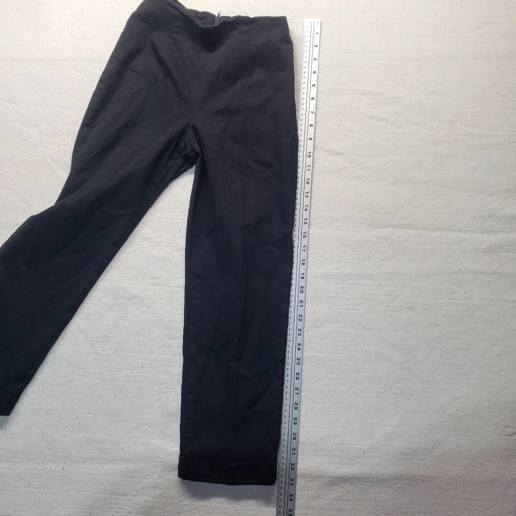 Vintage VINTAGE Byer California Women's Dress Pants Cropped Black Size 7 Office Work Boyfriend Size 28" / US 6 / IT 42 - 7 Thumbnail
