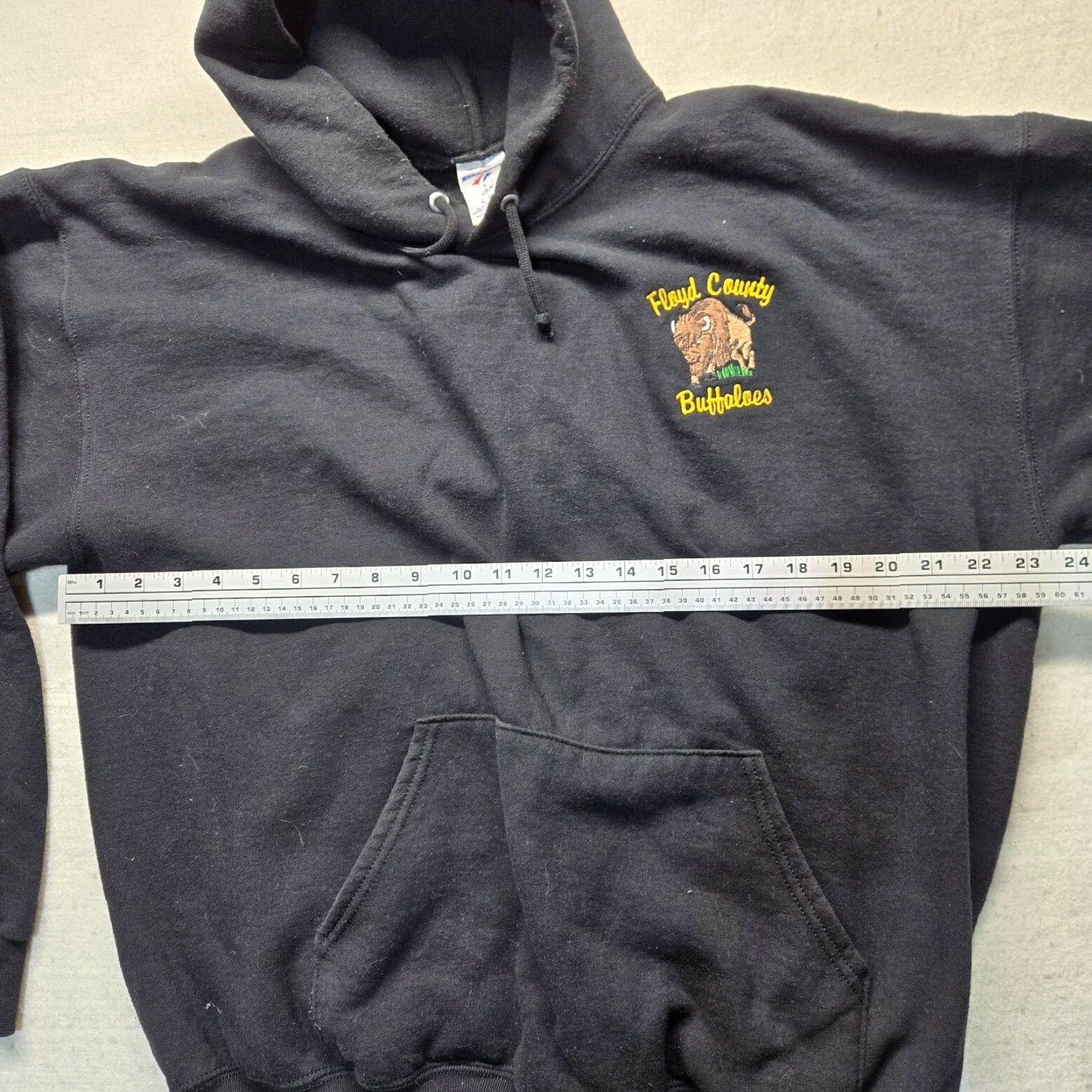Vintage VINTAGE Floyd Country Buffaloes Hoodie Pullover Adult XL Black Sweatshirt Size US XL / EU 56 / 4 - 4 Thumbnail