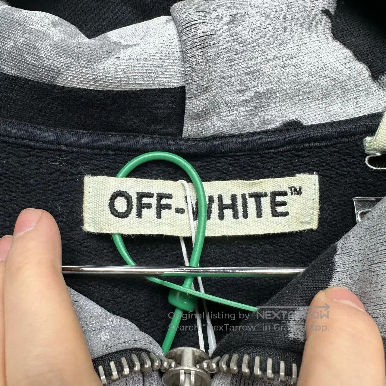 Off-White off-white OW Render Alert Line Zipper Hoodie Size US XS / EU 42 / 0 - 3 Thumbnail