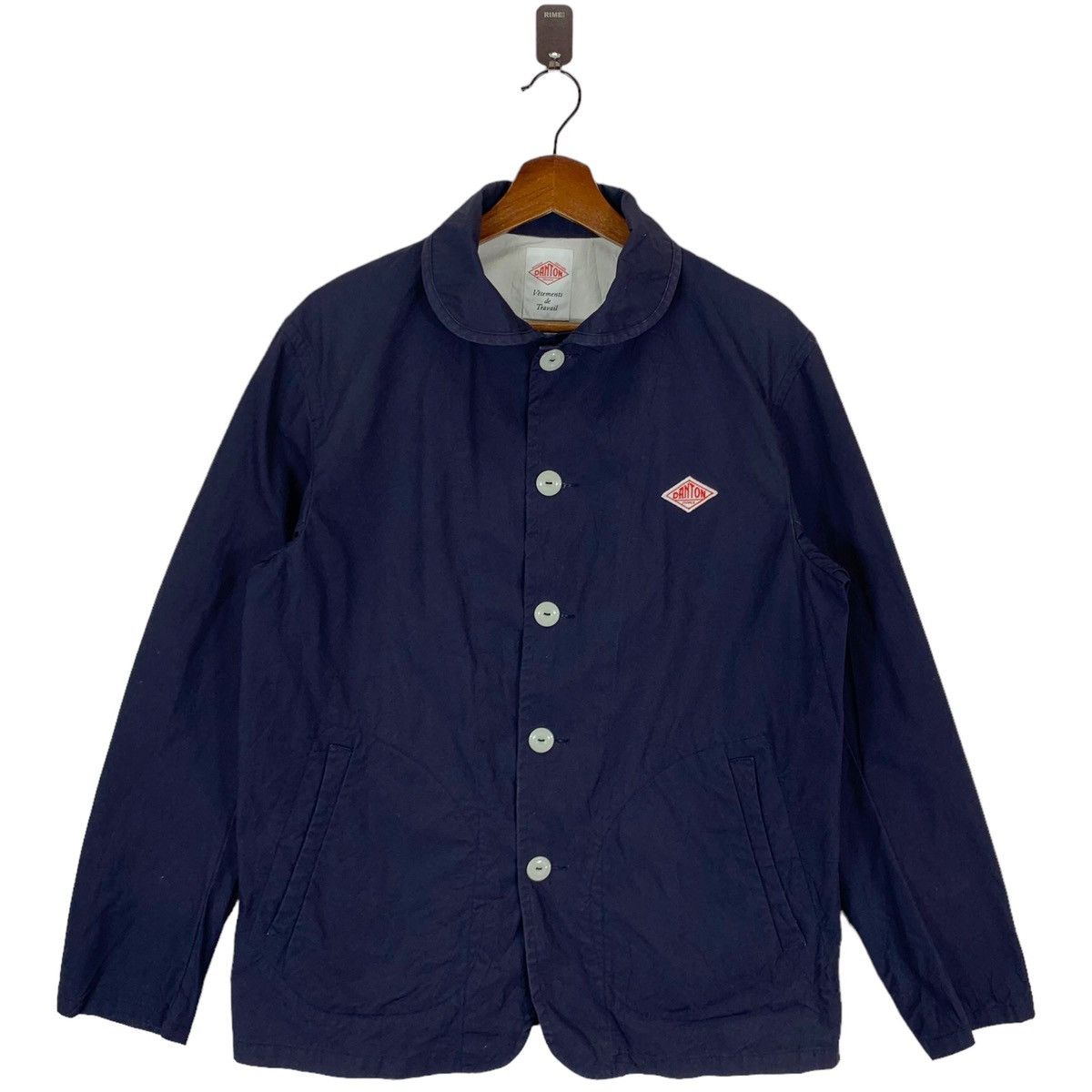 Danton VINTAGE DANTON VETEMENTS DE TRAVAILS BUTTON JACKET Size US M / EU 48-50 / 2 - 1 Thumbnail