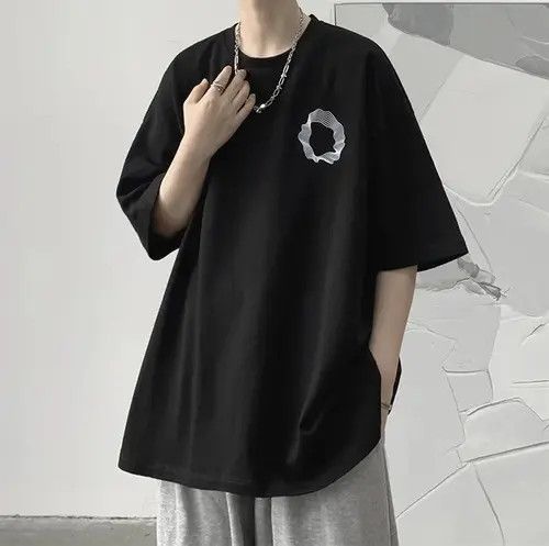 VIBE Streetwear Oversized Printed Loose Distressed T-Shirt Size US XL / EU 56 / 4 - 6 Thumbnail