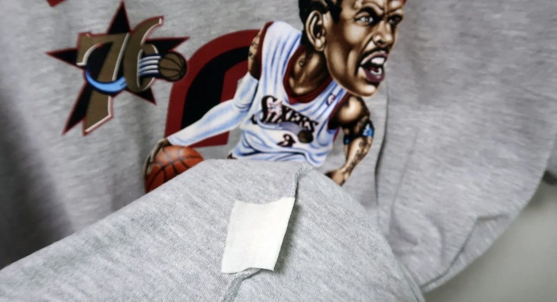 90s Vintage Allen Iverson NBA Philadelphia Sixers 76ers