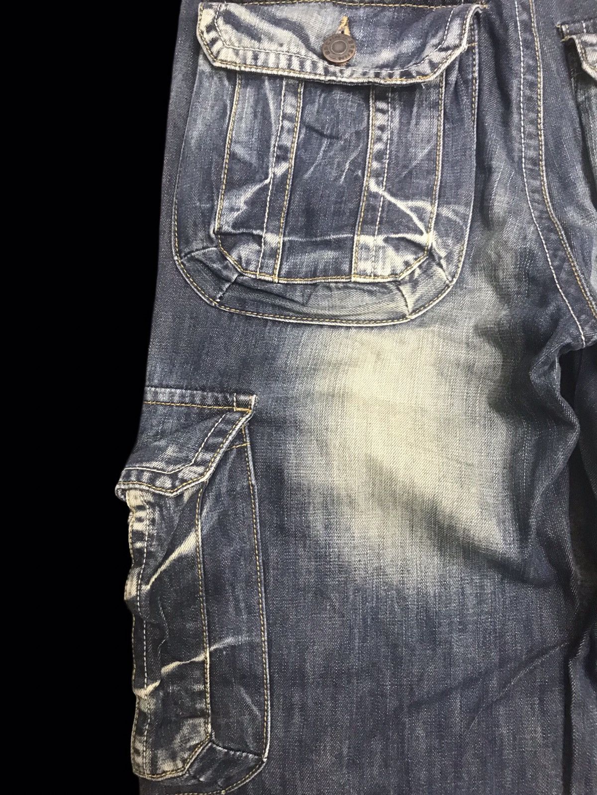 Other 💥LOOSE💥VERY RARE BRENTANO 3D POCKET LOOSE CARGO DENIM F356 Size US 31 - 13 Thumbnail