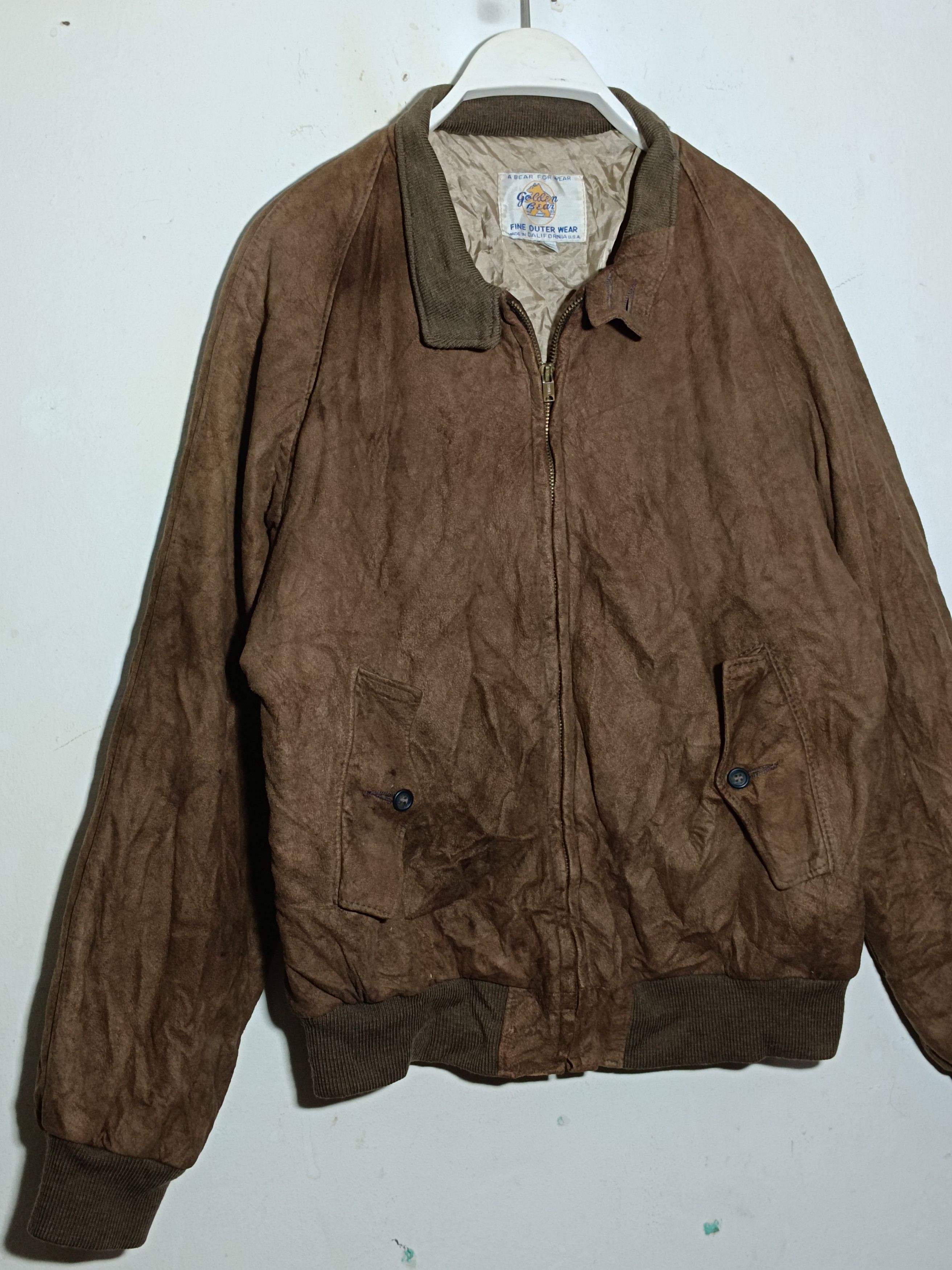 Golden Bear × Vintage Vintage Golden Bear Leather Jacket Size US M / EU 48-50 / 2 - 3 Thumbnail