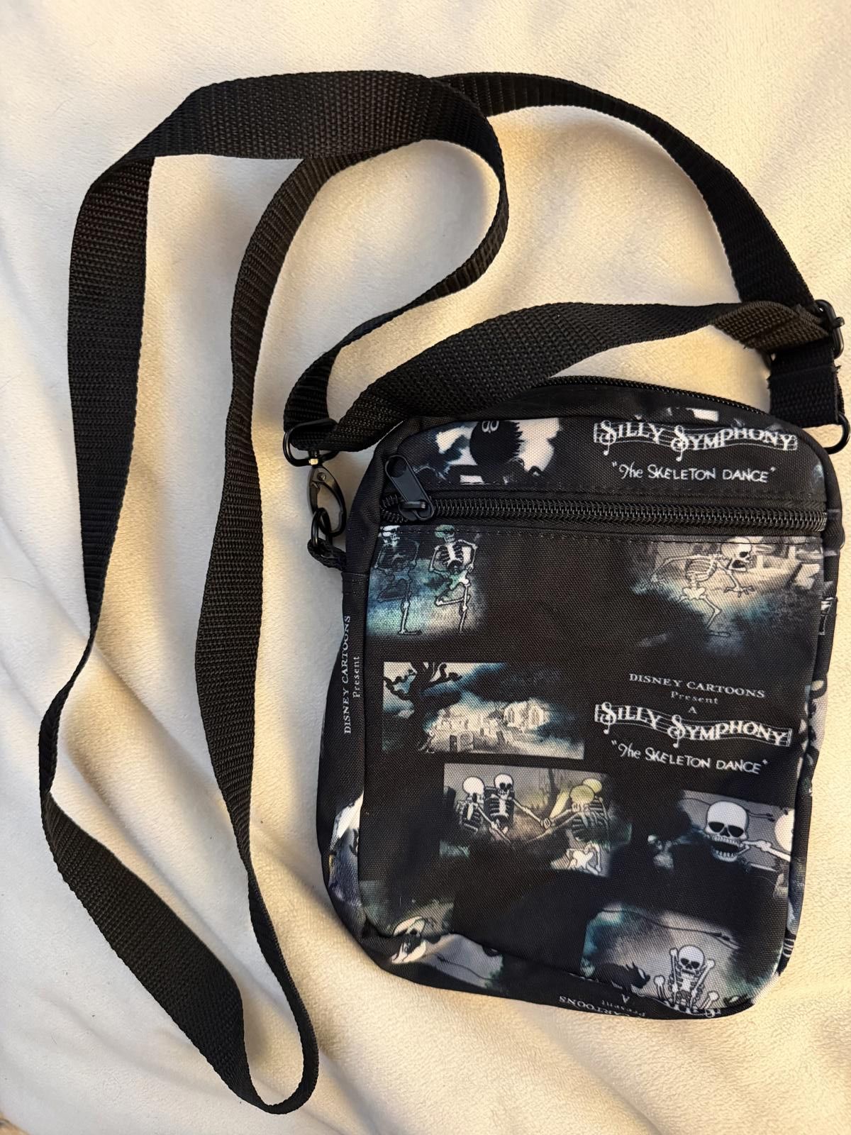 Disney Disney Halloween Silly symphony skulls black Crossbody Purse Size ONE SIZE - 1 Thumbnail