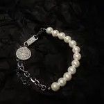 Jewelry × Vintage Stylish Adjustable Pearl Chain Bracelet Size ONE SIZE - 3 Thumbnail